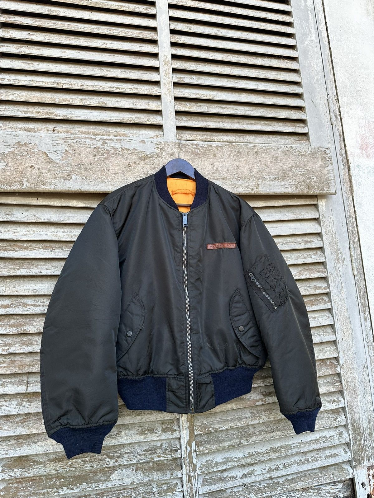 Avirex 🪖Vintage Avirex MA-1 Man Intermediate Bomber Jacket Size US L / EU 52-54 / 3 - 6 Thumbnail