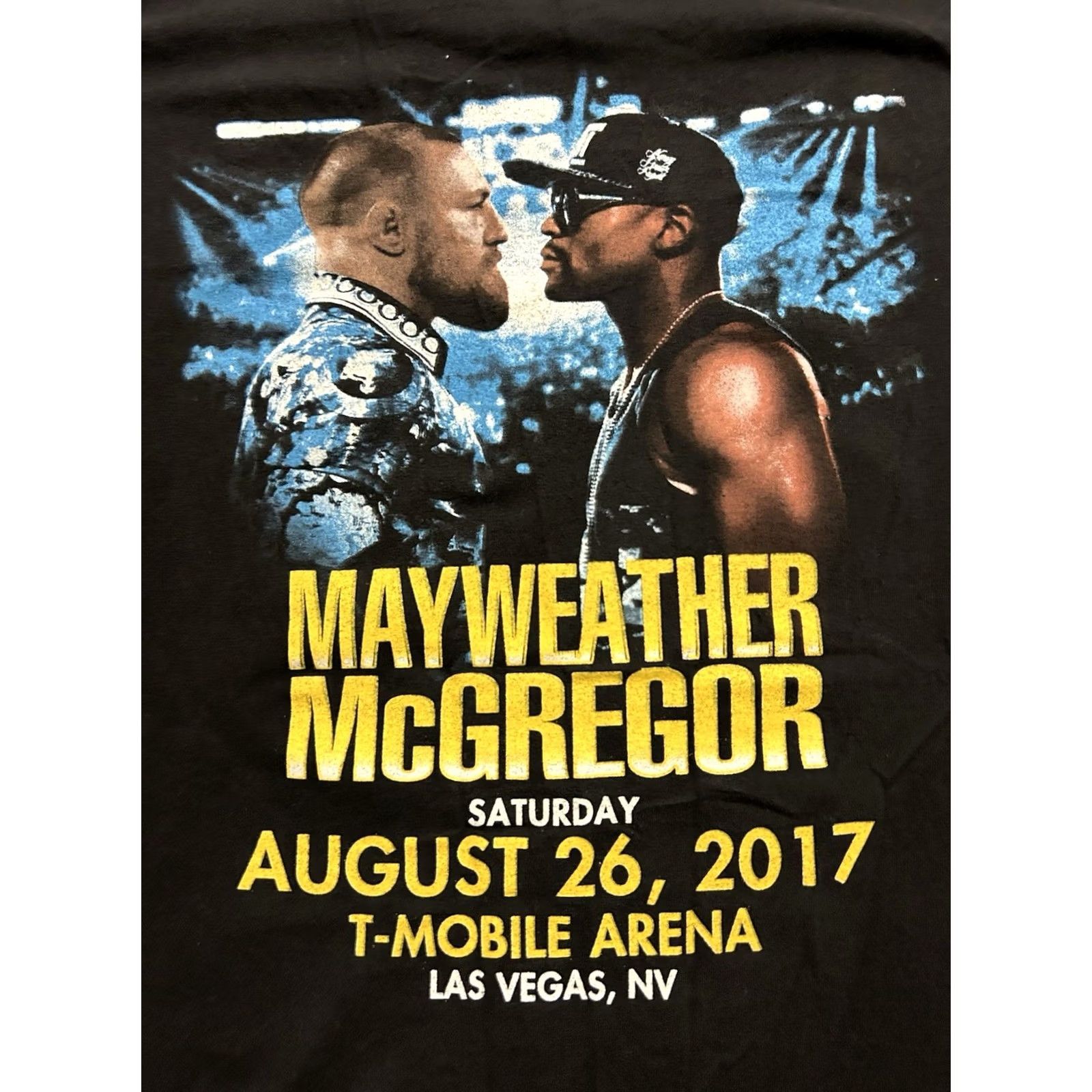 McGregor Floyd Mayweather vs Conor McGregor T Shirt Money Fight Aug 26 2017 2XL Black Mens T-Shirt Size US XXL / EU 58 / 5 - 3 Thumbnail
