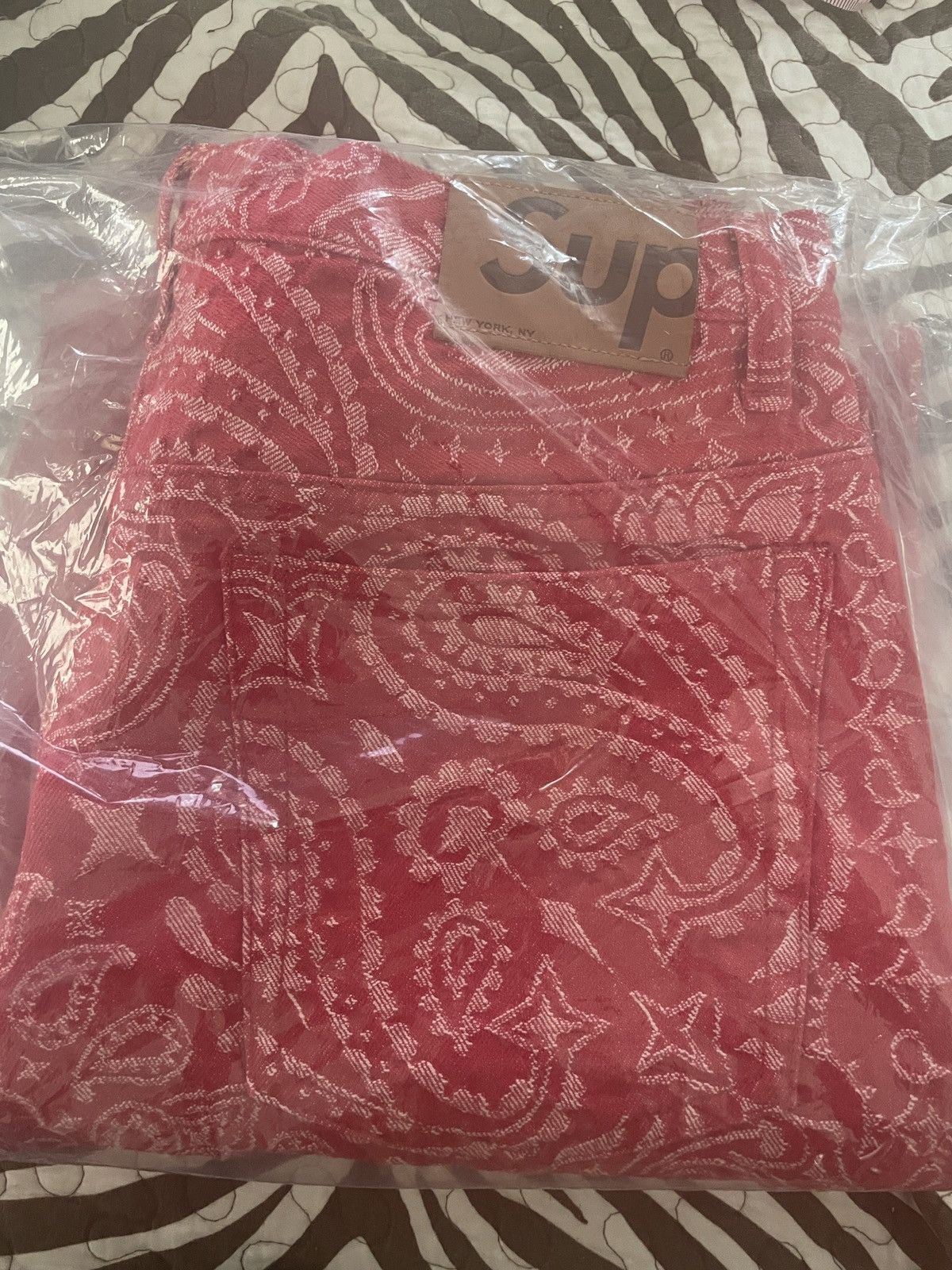 Supreme Bandana jacquard baggy jeans size 30 Size US 30 / EU 46 - 1 Thumbnail