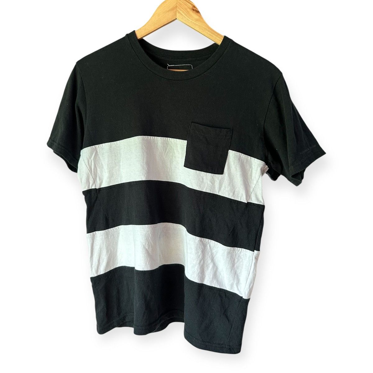 Number (N)ine Denim Pocket Striped Tee Size US M / EU 48-50 / 2 - 1 Thumbnail
