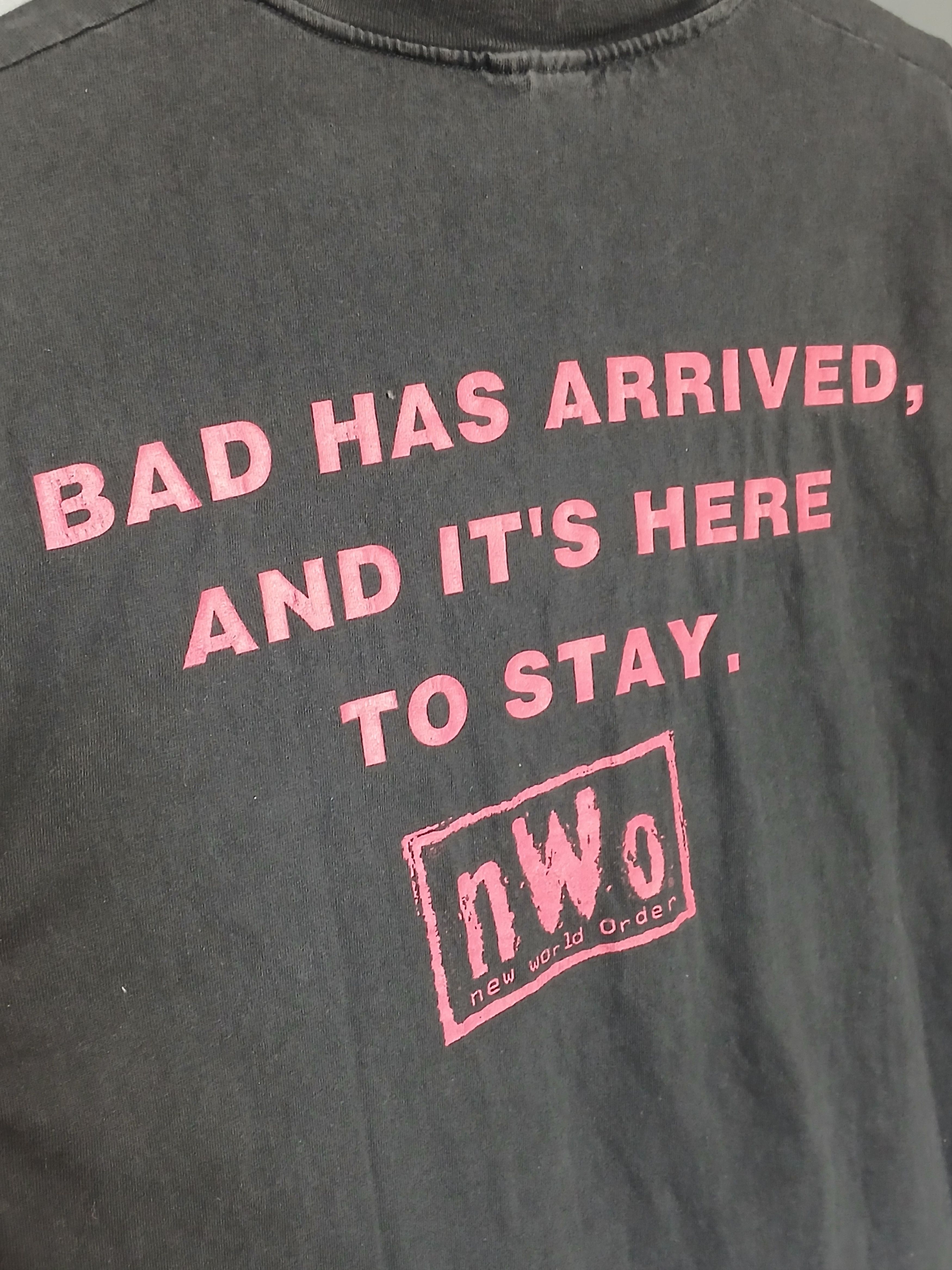 Vintage × WWE × WWF Vintage 1998 New World Order Wrestling T-Shirt Size US L / EU 52-54 / 3 - 4 Thumbnail