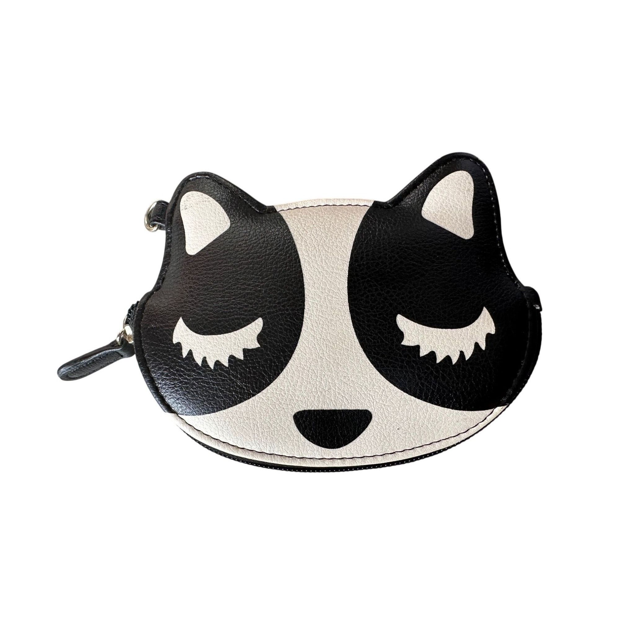 Betsey Johnson LUV BETSEY By Betsey Johnson Black and White Cat Purse/Wrist Size ONE SIZE - 1 Thumbnail
