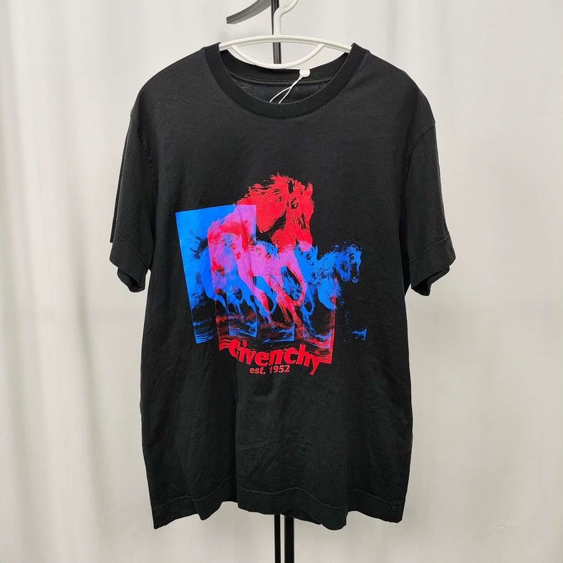 Givenchy Givenchy Fiber Short Sleeve Shirt, Black, Size S Size US S / EU 44-46 / 1 - 1 Thumbnail