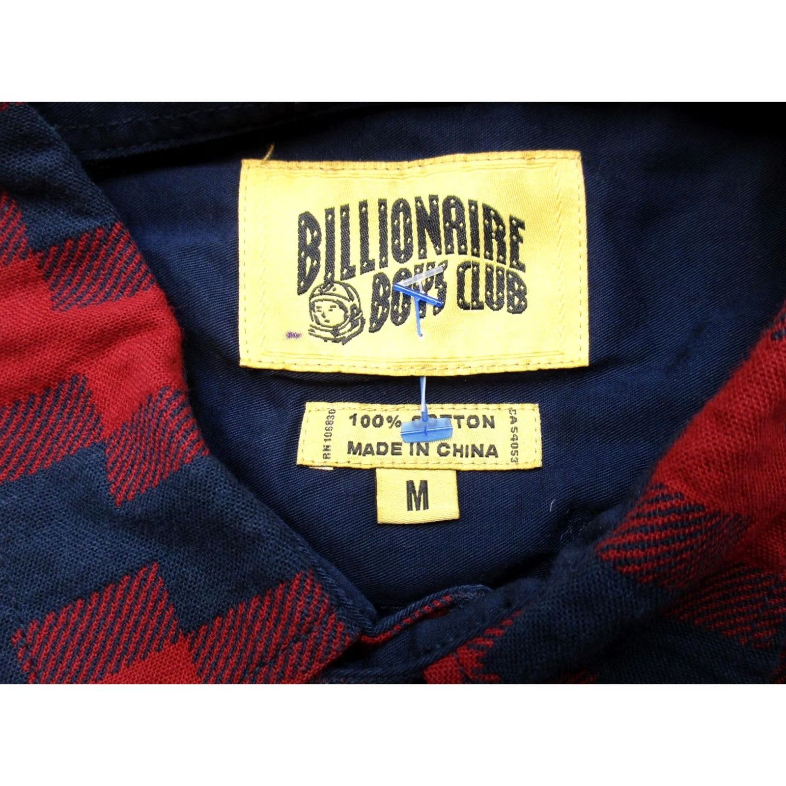 Billionaire Boys Club Billionaire Boys Club Shirt Mens Medium Red Plaid Flannel Long Sleeve Button Up Size US M / EU 48-50 / 2 - 3 Thumbnail