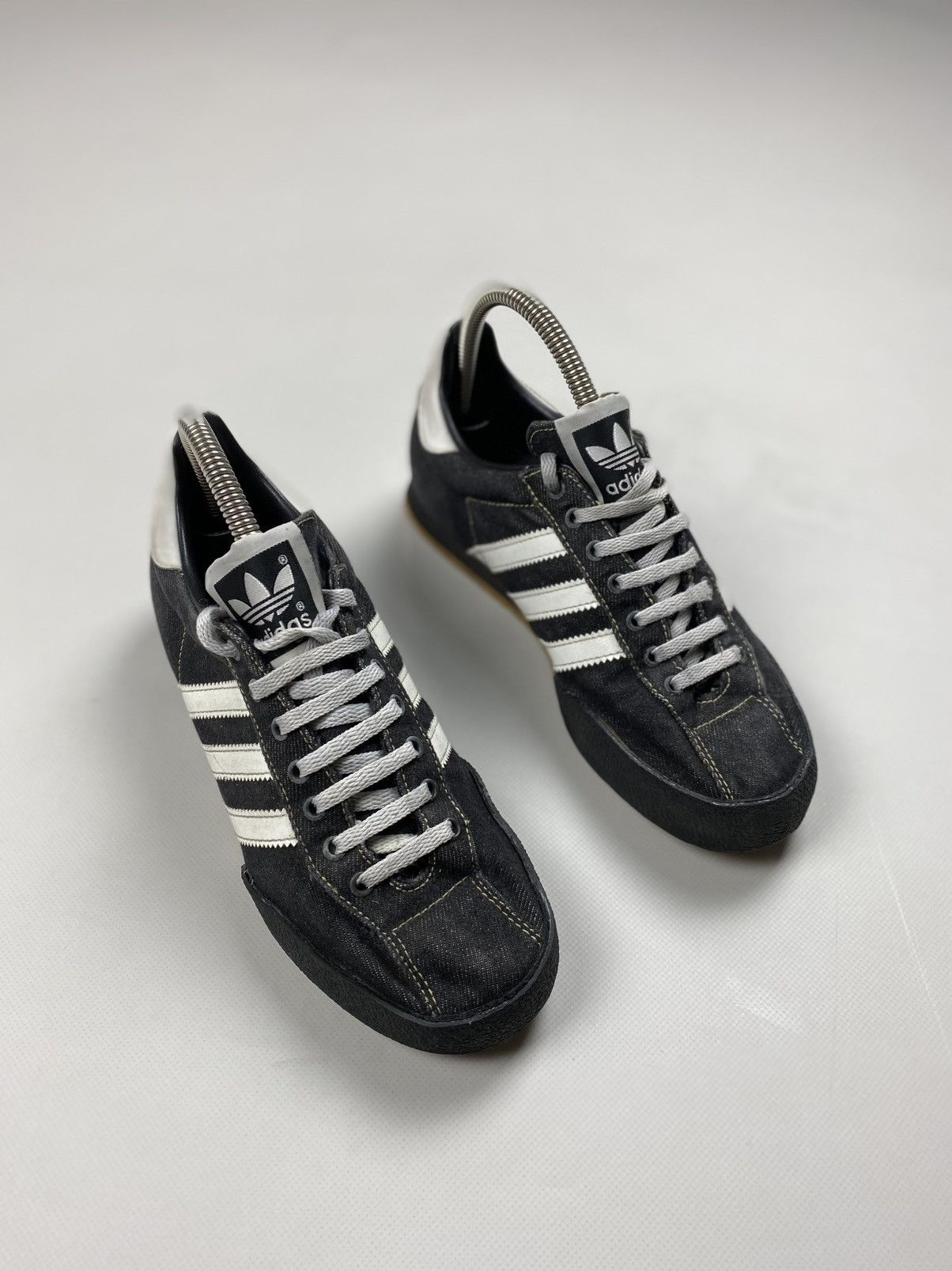 Adidas × Vintage Adidas Vintage Y2K Denim Low Top Sneakers Shoes Size US 5.5 Size US 5.5 / IT 35.5 - 2 Thumbnail
