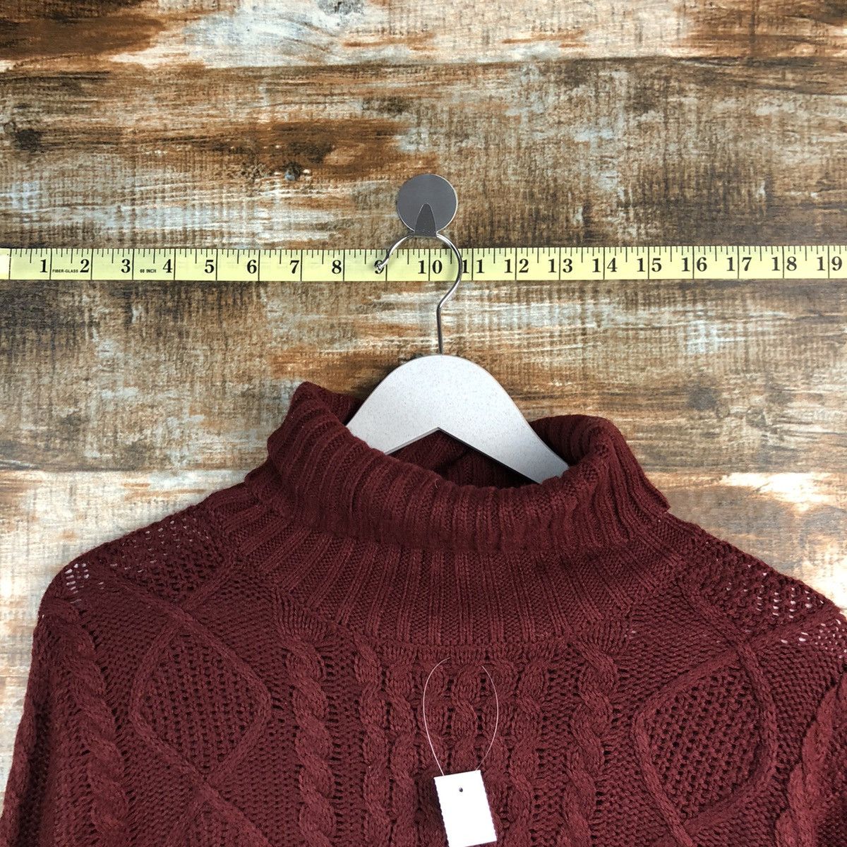 Aran Isles Knitwear × Japanese Brand Lazy Hazy Planet Red cable Knitwear #A1282 Size US M / EU 48-50 / 2 - 4 Thumbnail