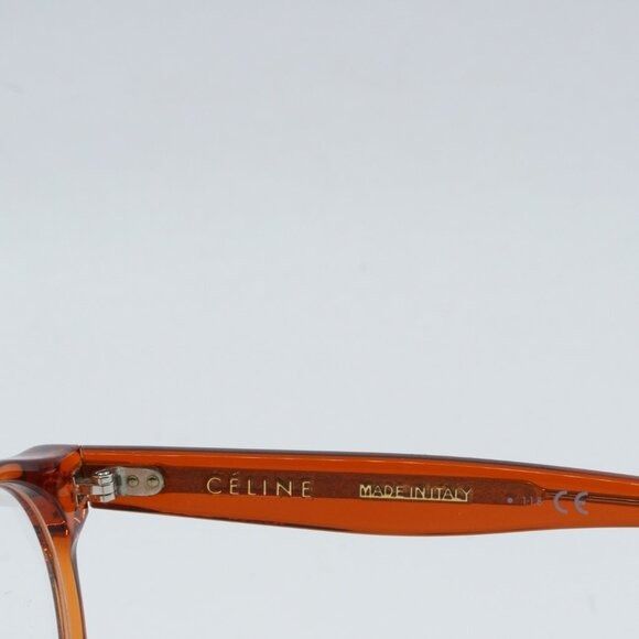 Celine 🕶️ New Celine CL50008I 042 Orange Eyeglasses 49mm Size ONE SIZE - 9 Thumbnail