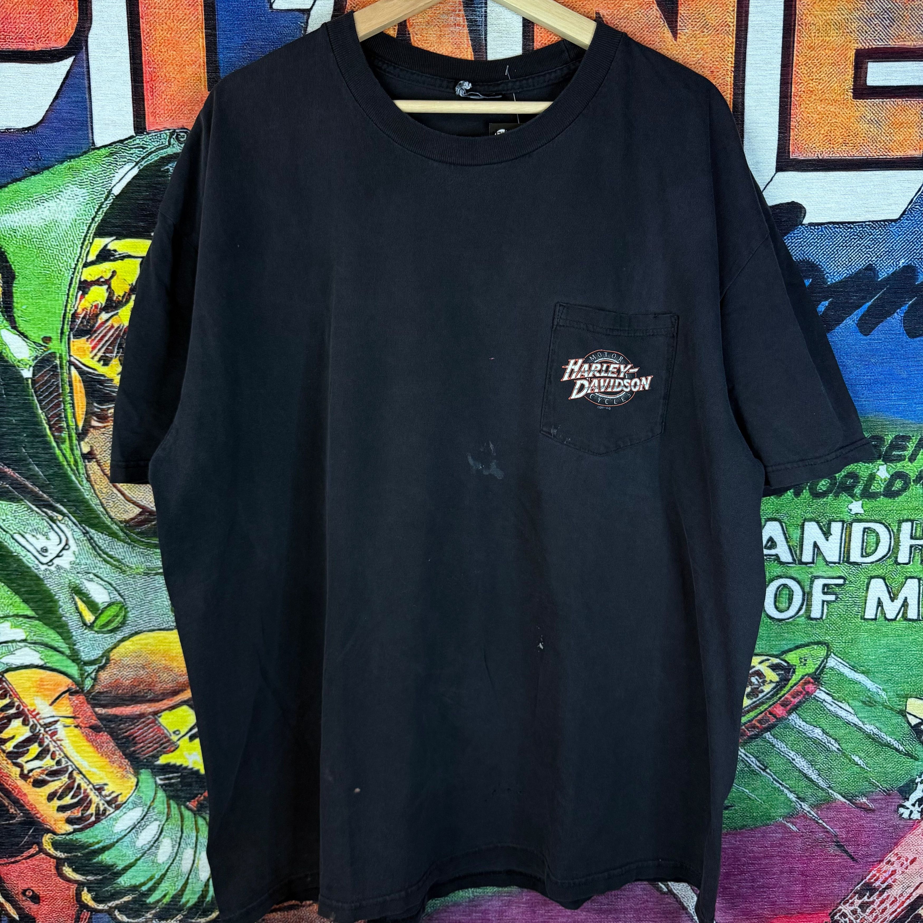 Harley Davidson Harley-Davidson New Orleans Voodoo Pocket Tee Size 2XL Size US XXL / EU 58 / 5 - 2 Thumbnail
