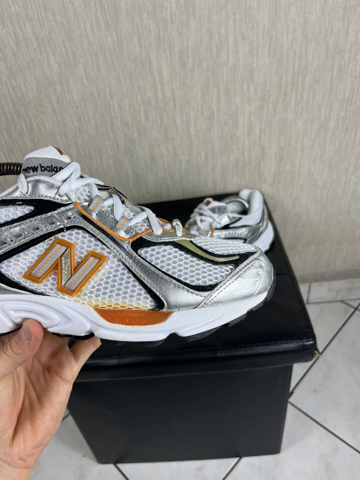 New Balance × Vintage Vintage New Balance 911 retro silver classic shoes sneakers Size US 9 / EU 42 - 4 Thumbnail