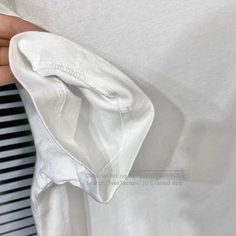Balenciaga Balenciaga White Short Sleeve T-Shirt with Back Label Lett Size US S / EU 44-46 / 1 - 4 Thumbnail