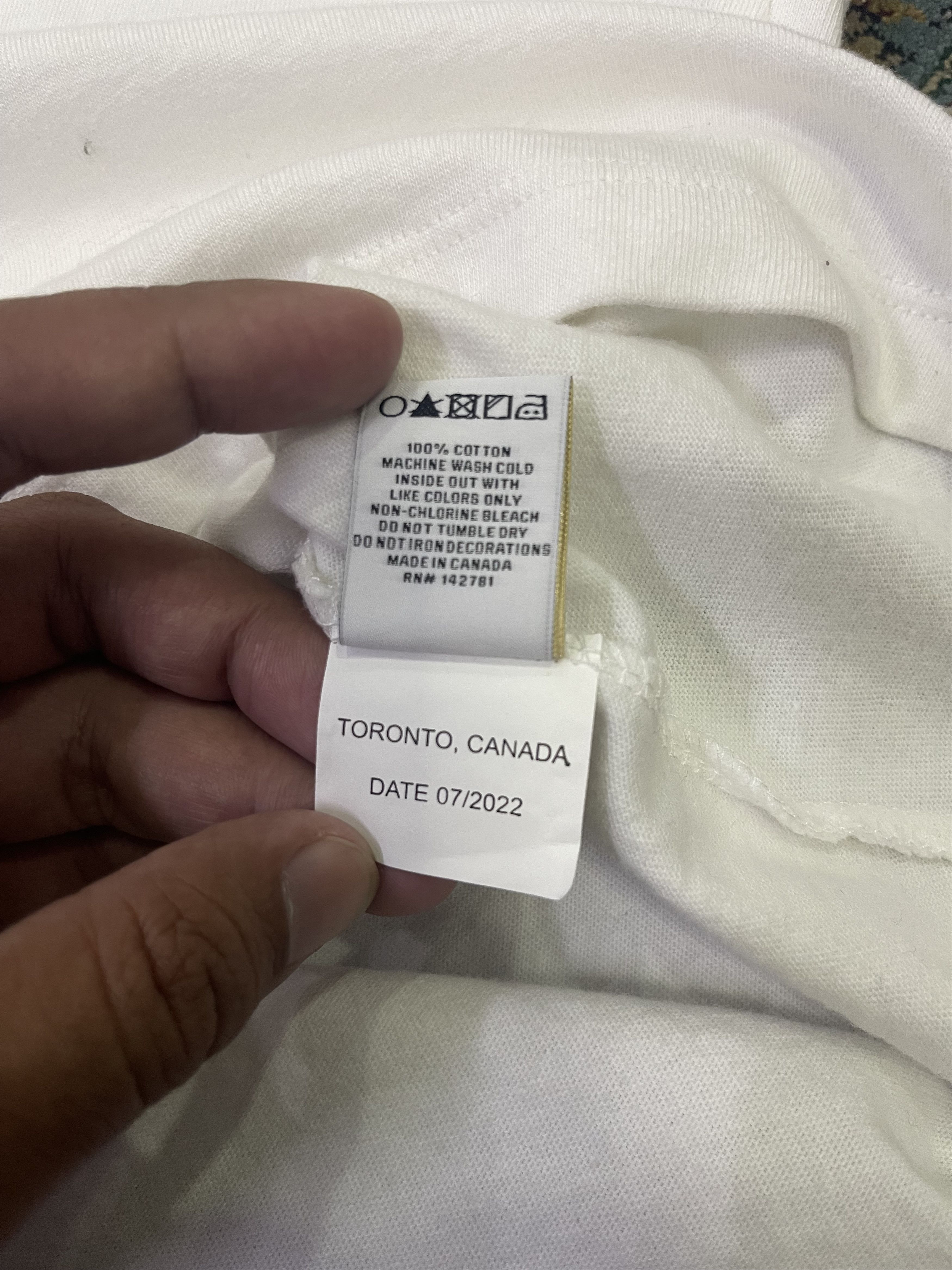 Aime Leon Dore Aime Leon Dore Centre Basic Embroidery Wording White T Shirt Size US L / EU 52-54 / 3 - 7 Thumbnail