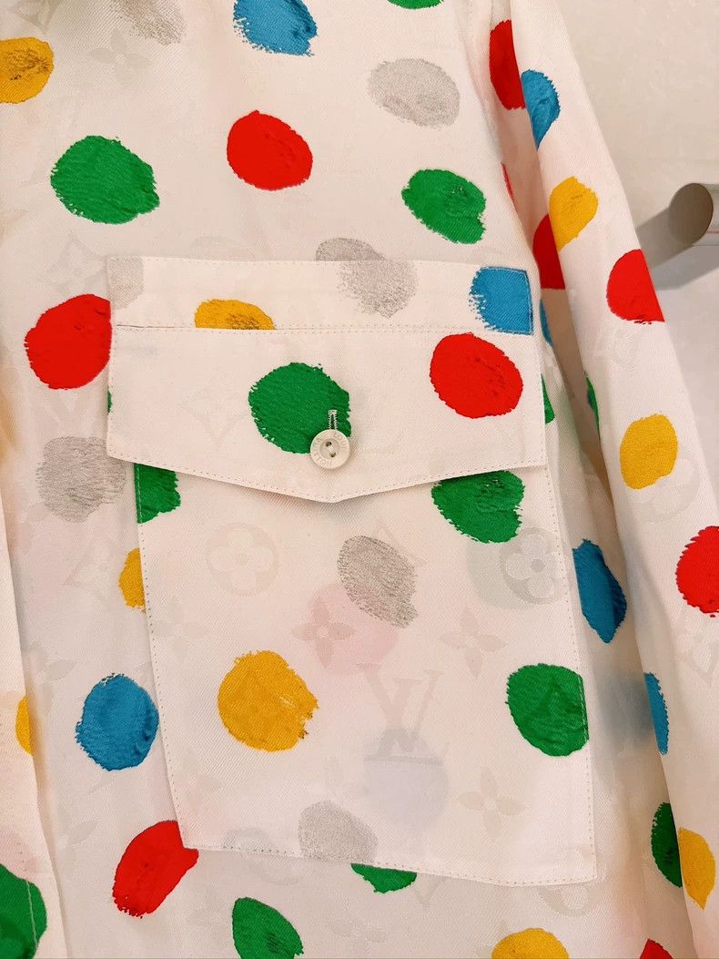 Louis Vuitton Louis Vuitton size 36 Colorful polka-dot print shirt 2503- Size US M / EU 48-50 / 2 - 5 Thumbnail