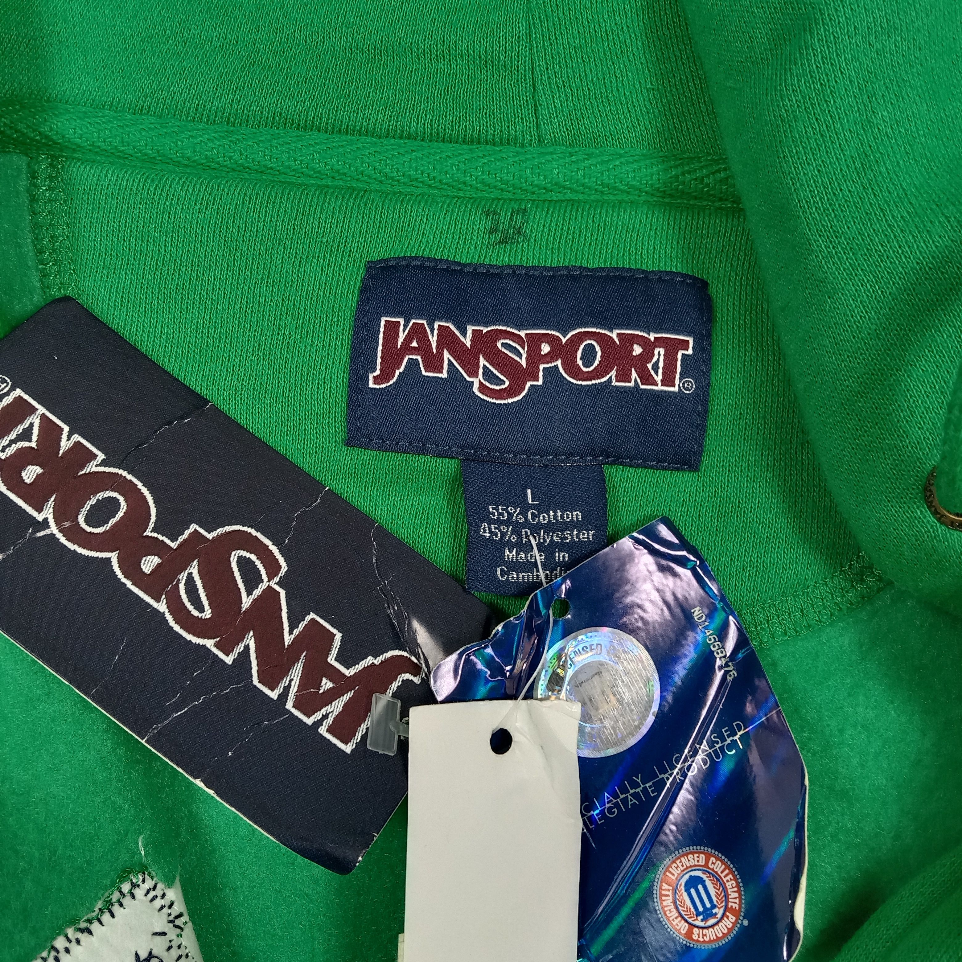 Jansport University Of Notre Dame Promo Hoodies Jacket C287N28 Size US L / EU 52-54 / 3 - 3 Thumbnail