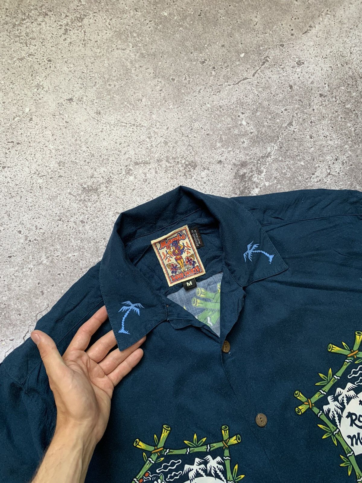 Mambo × Vintage Vintage Rare Mambo Loud Shirt Head Girlskeleton Hawaii Size US M / EU 48-50 / 2 - 3 Thumbnail