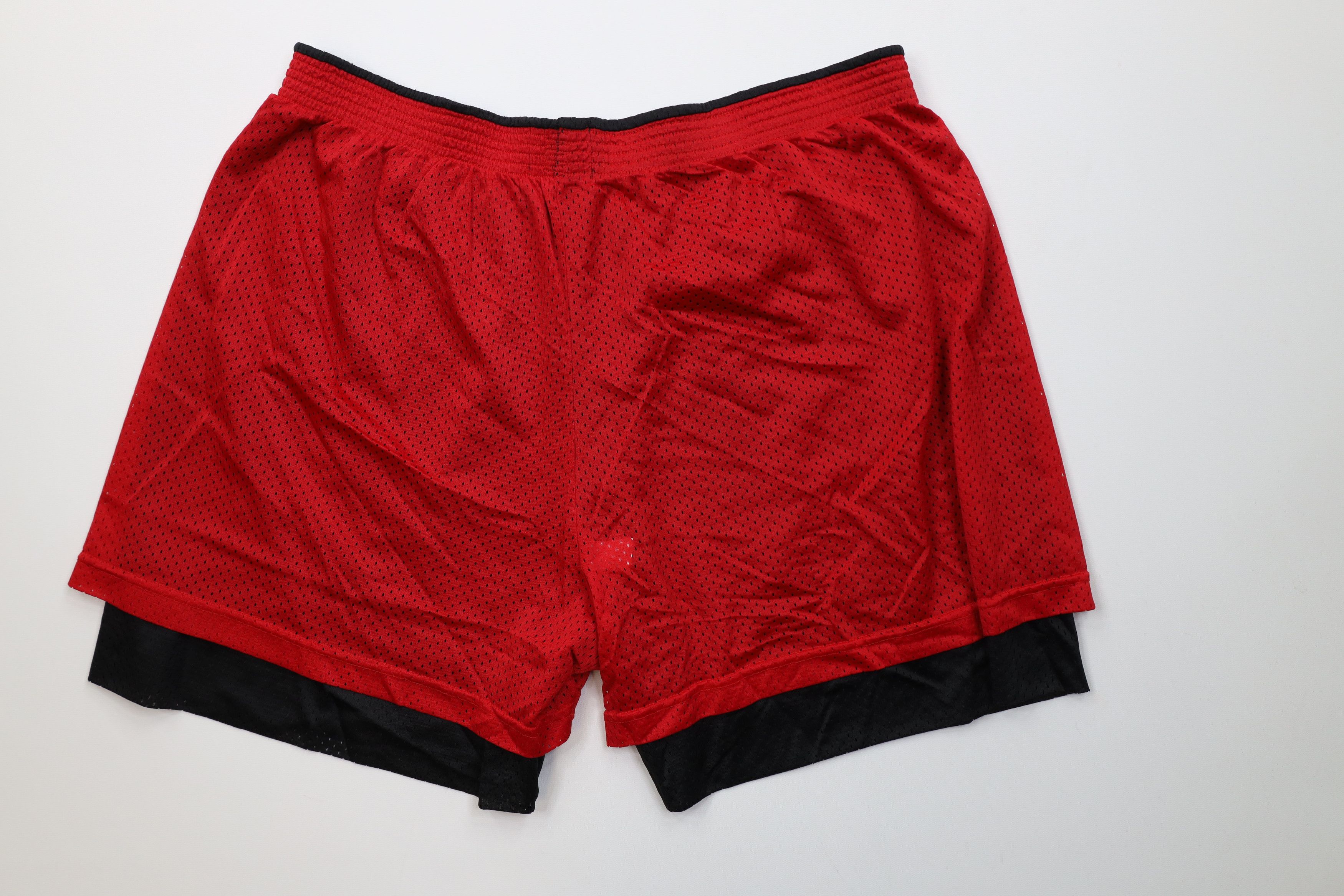 Vintage Vintage 90s Streetwear Reversible Layered Mesh Above Shorts Size US 36 / EU 52 - 5 Thumbnail