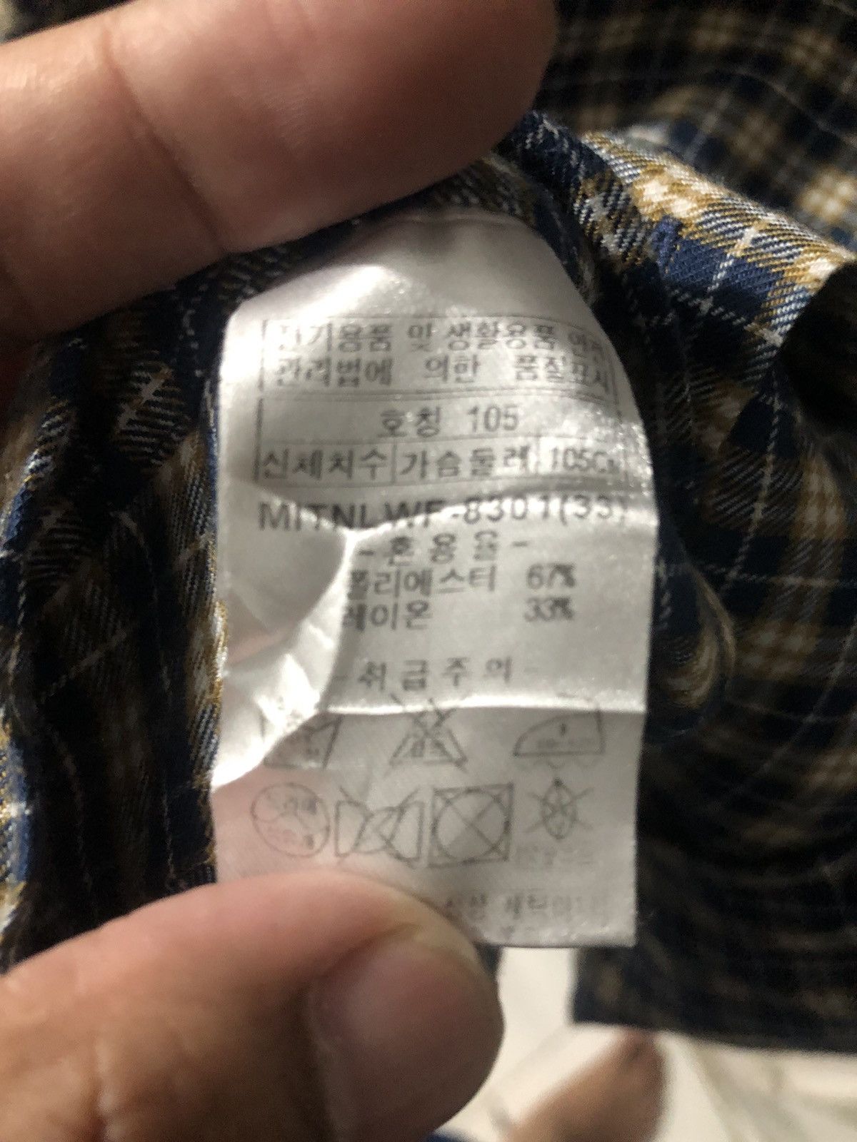 Flannel FLANNEL x INDIAN BLUE/YELLOW/WHITE Size US XXL / EU 58 / 5 - 3 Thumbnail