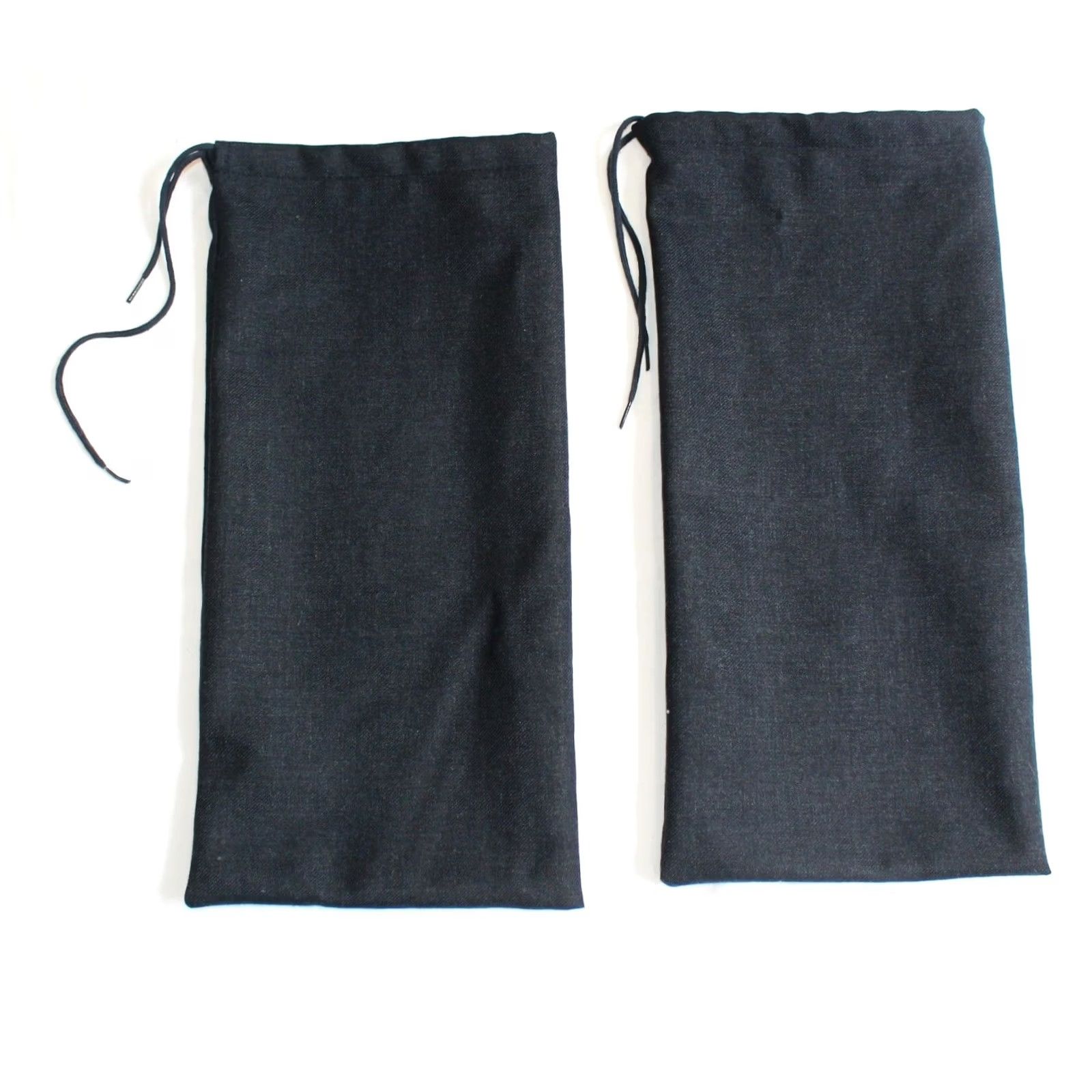 J.M. Weston Dust Bag Set Navy Blue Cotton Drawstring Shoe Pair Cloth Jm, Men's — image 3 of 5