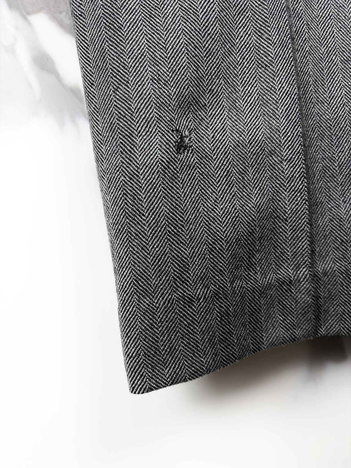 Gucci AW00 Gucci Tom Ford Leather Trim Herringbone Trousers Pants Size US 32 / EU 48 - 5 Thumbnail