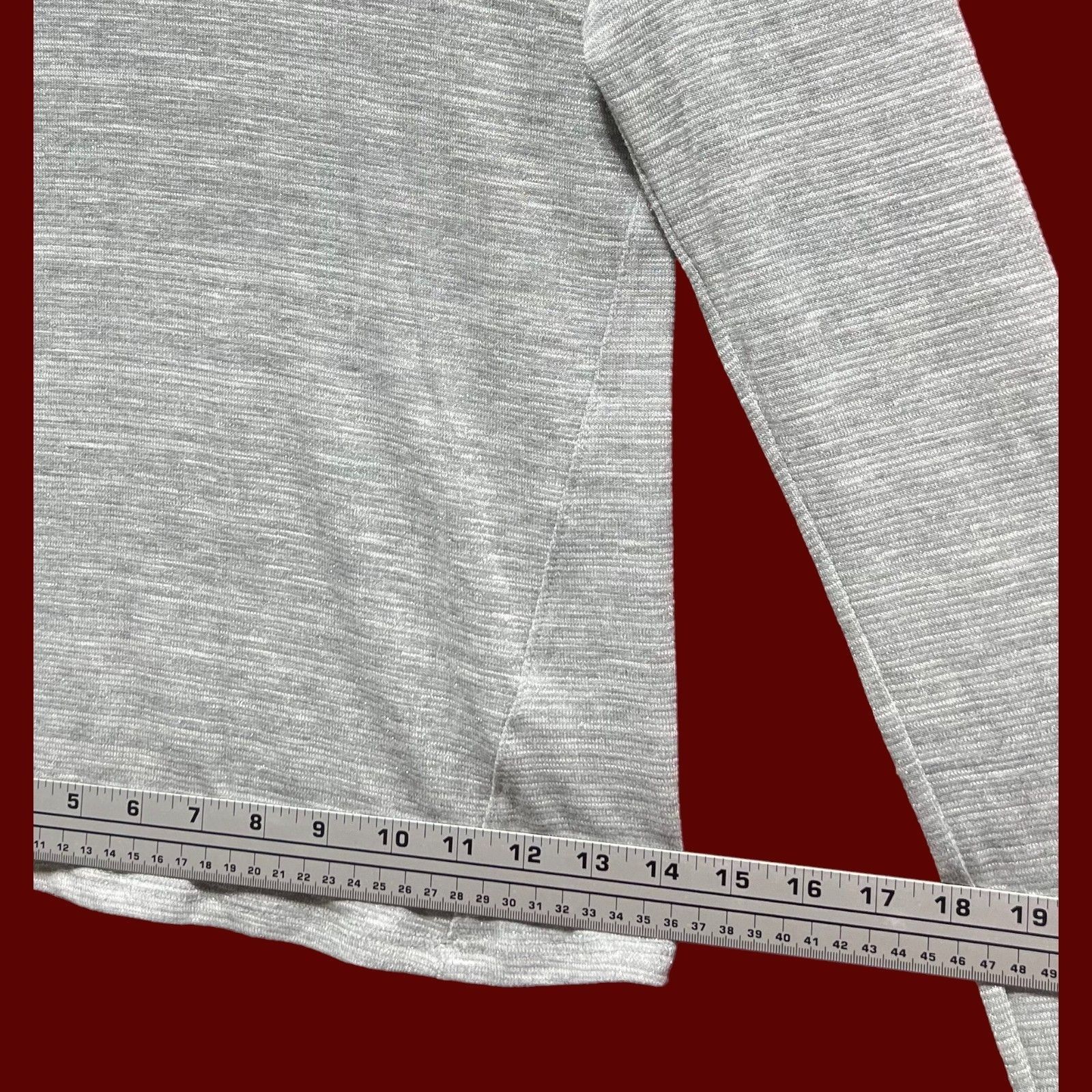 Other Universal Thread - Women's Mock Neck Turtleneck T-Shirt Gray Size XS / US 0-2 / IT 36-38 - 7 Thumbnail