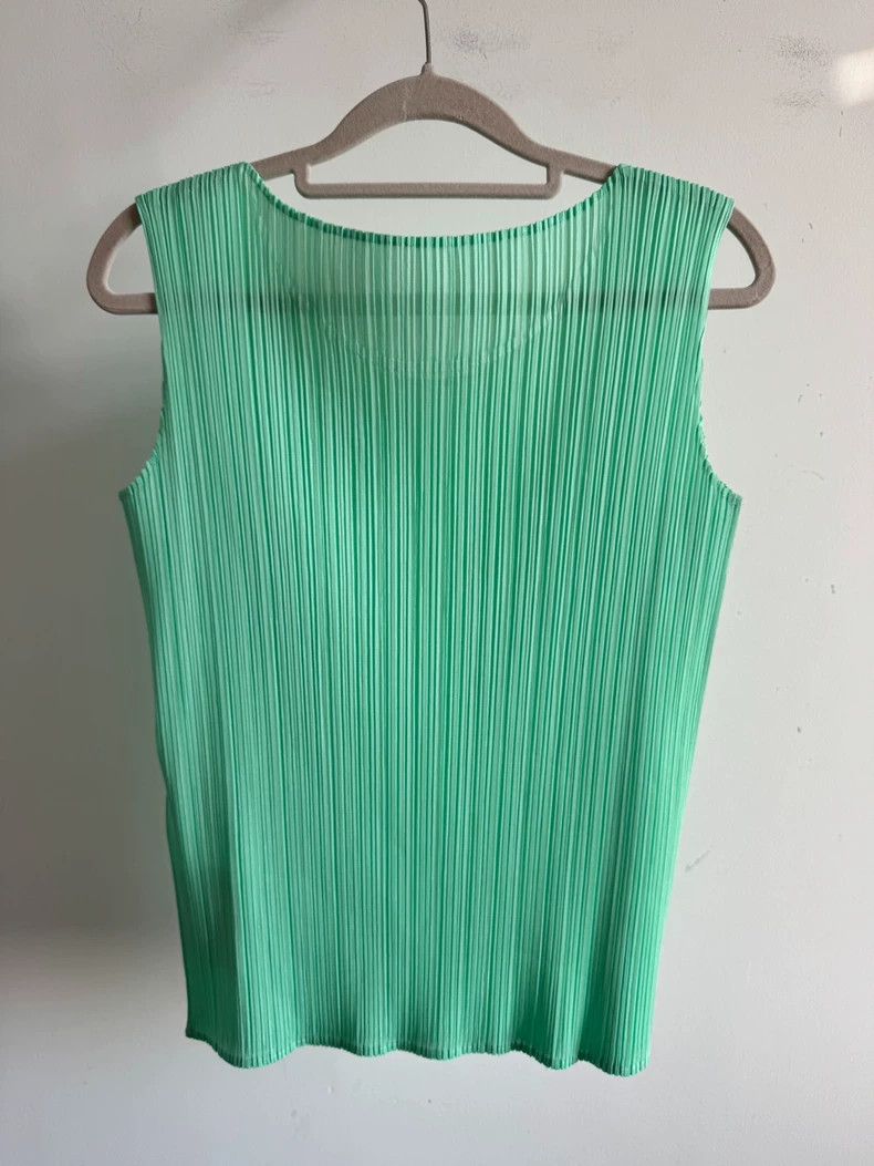 Issey Miyake issey miyake size:3 Green short-sleeved shirt Size S / US 4 / IT 40 - 2 Thumbnail