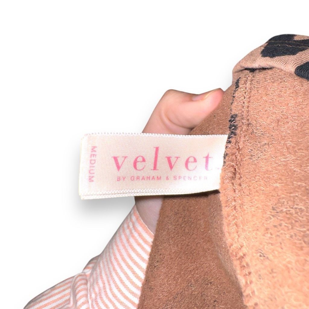 Velvet NWT Velvet By Graham & Spencer Renee Puff Dress Sz M in Camel & Black Leopard Size M / US 6-8 / IT 42-44 - 8 Thumbnail