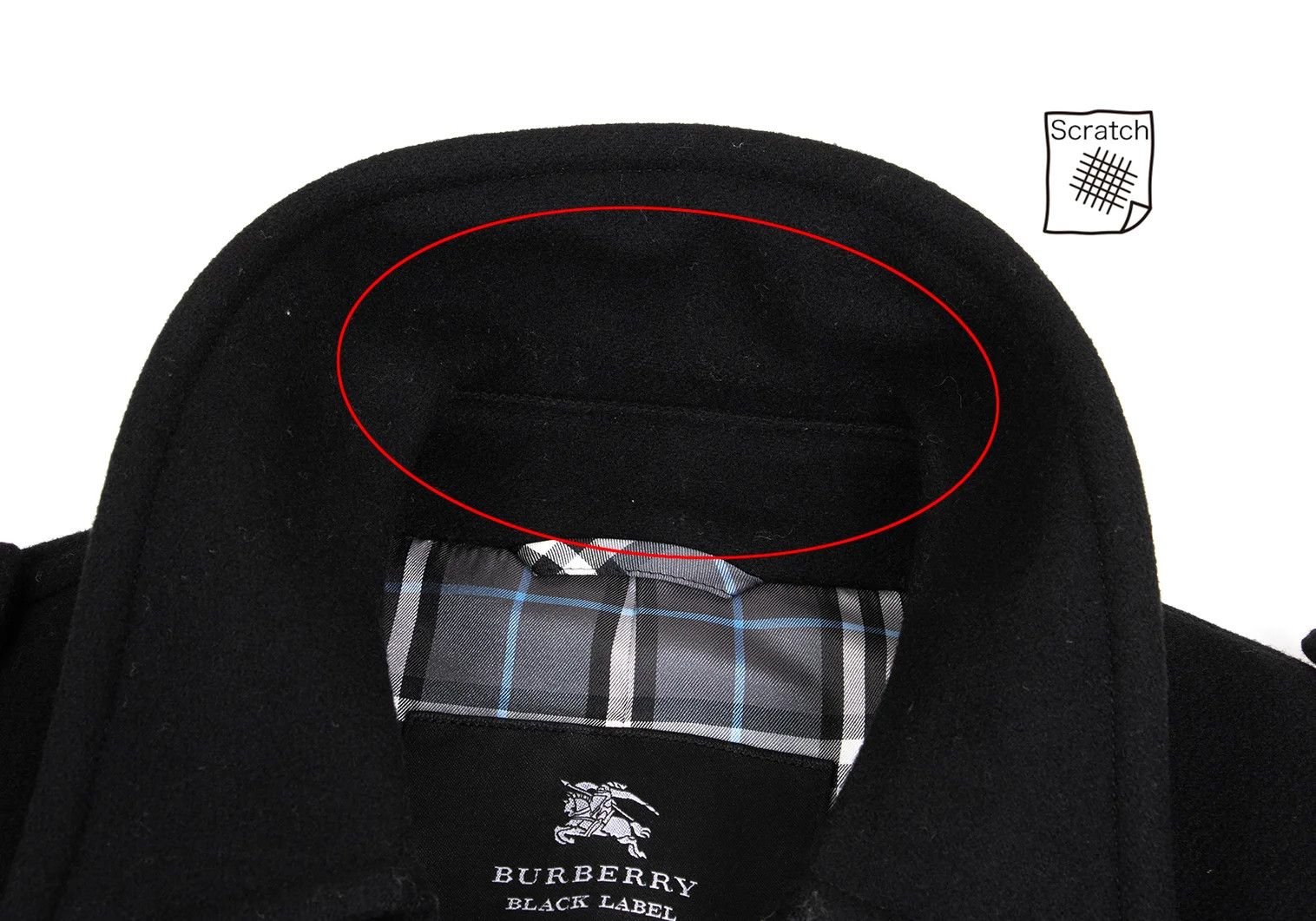 Burberry Cashmere Blend Wool Nylon Melton Half Coat in Black, L Size US XXS / EU 40 - 6 Thumbnail