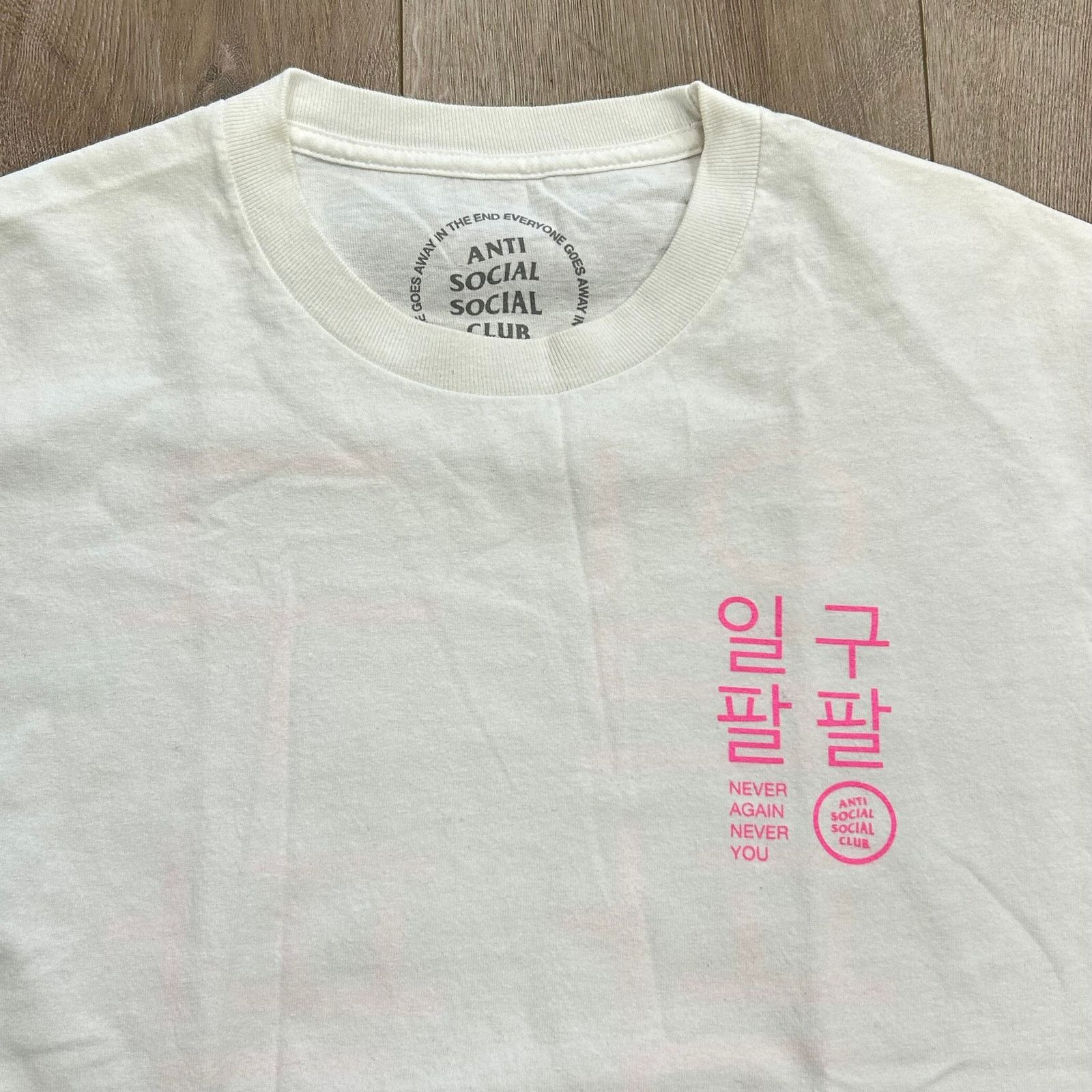 Anti Social Social Club ASSC member exclusive Clear Noodle White Tee T Shirt Large Size US L / EU 52-54 / 3 - 2 Thumbnail