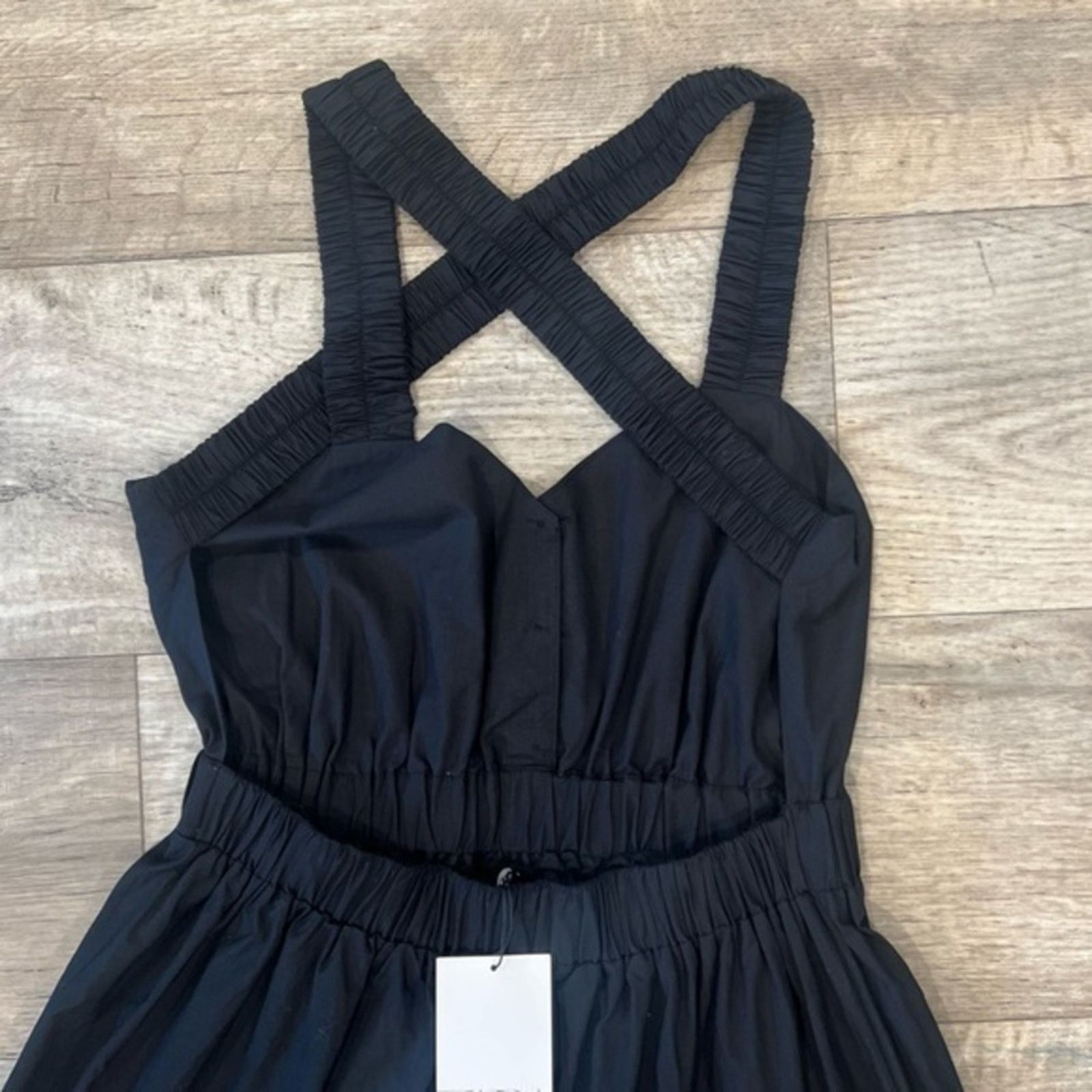 Zara ZARA Midi Dress with Cross Straps NWT Size M / US 6-8 / IT 42-44 - 12 Thumbnail