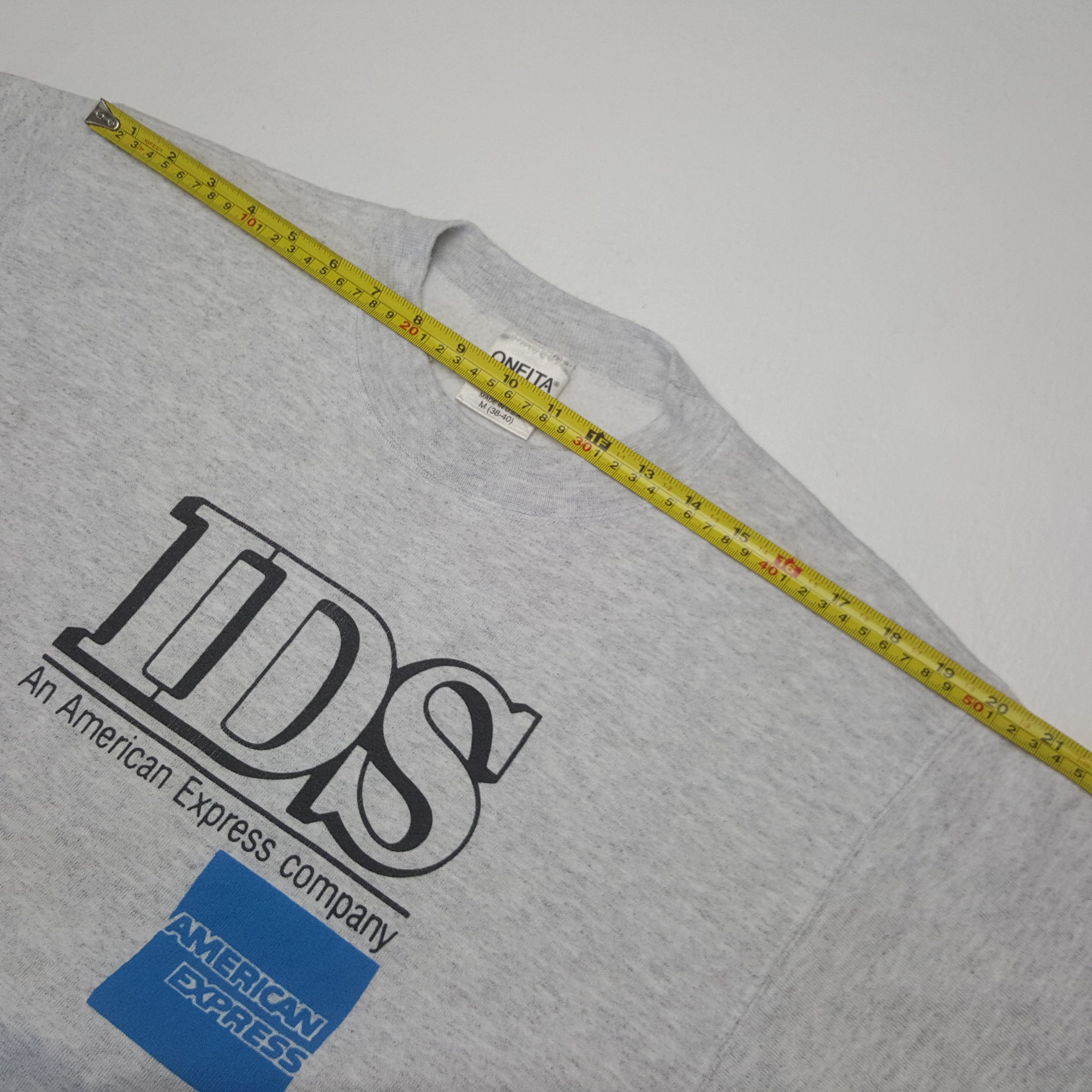 Vintage Vintage 90's IDS American Express Sweatshirt C305N22 Size US S / EU 44-46 / 1 - 5 Thumbnail