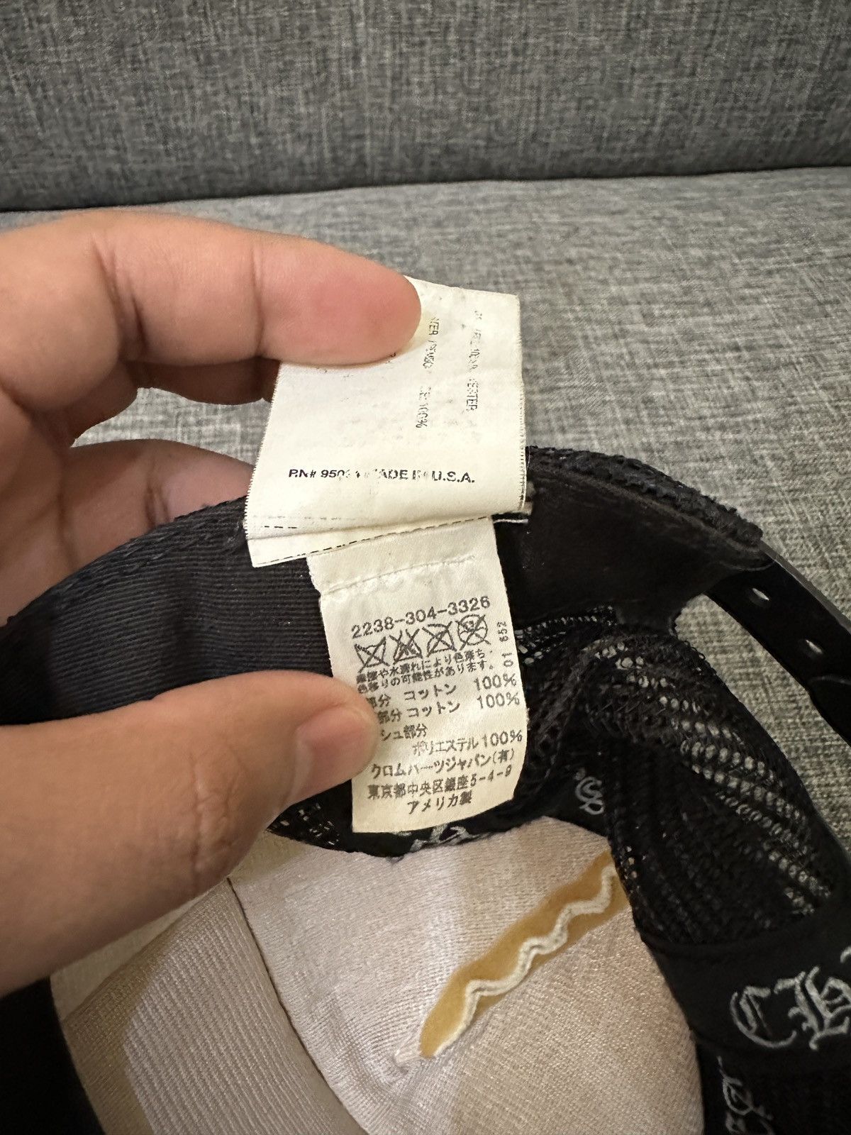 Chrome Hearts Chrome Hearts Hollywood Hat “CH” logo Size ONE SIZE - 8 Thumbnail