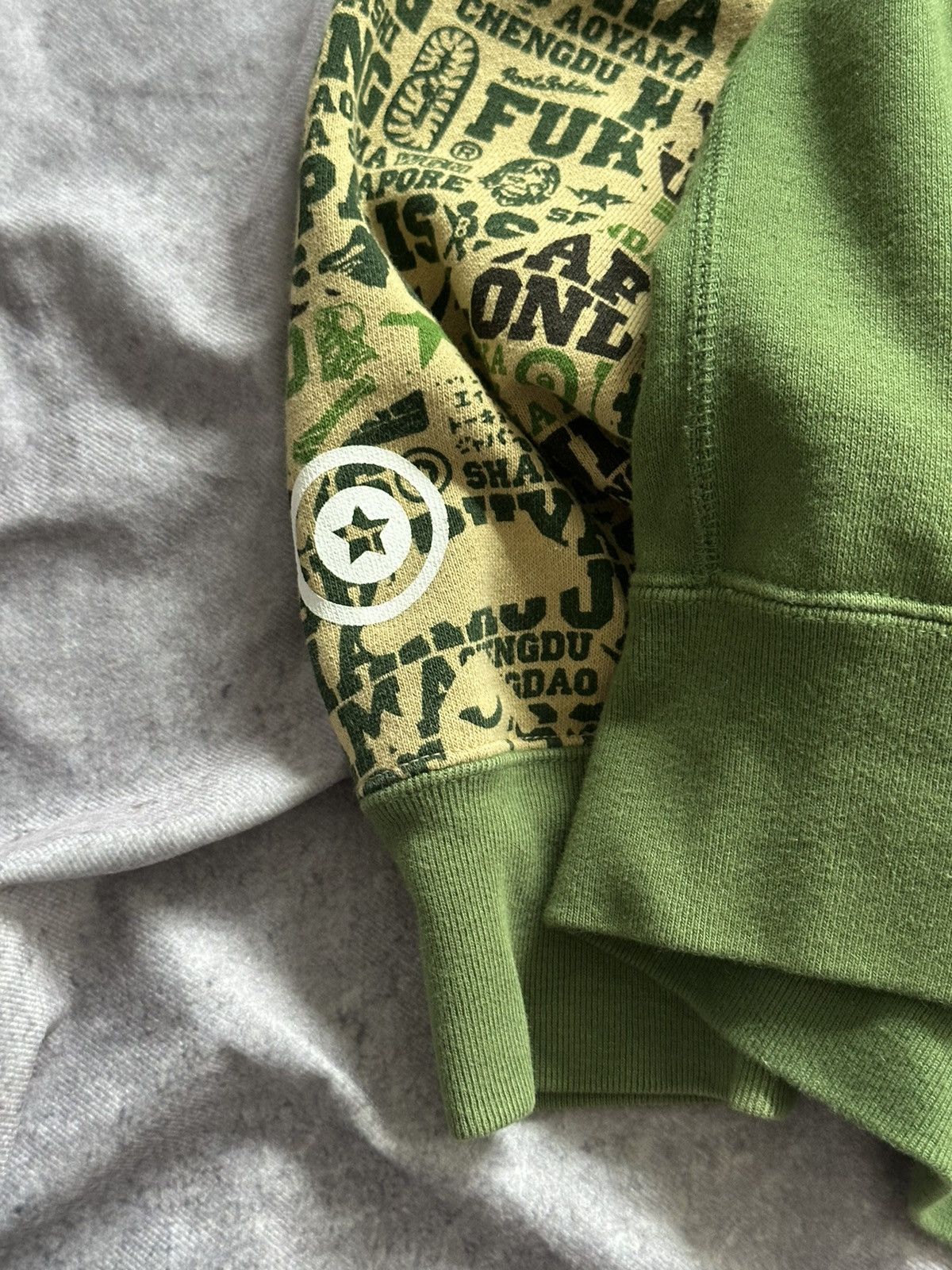 Bape Bape 25th Anniversary City Camo Green Full Zip Shark Hoodie Size US M / EU 48-50 / 2 - 11 Thumbnail