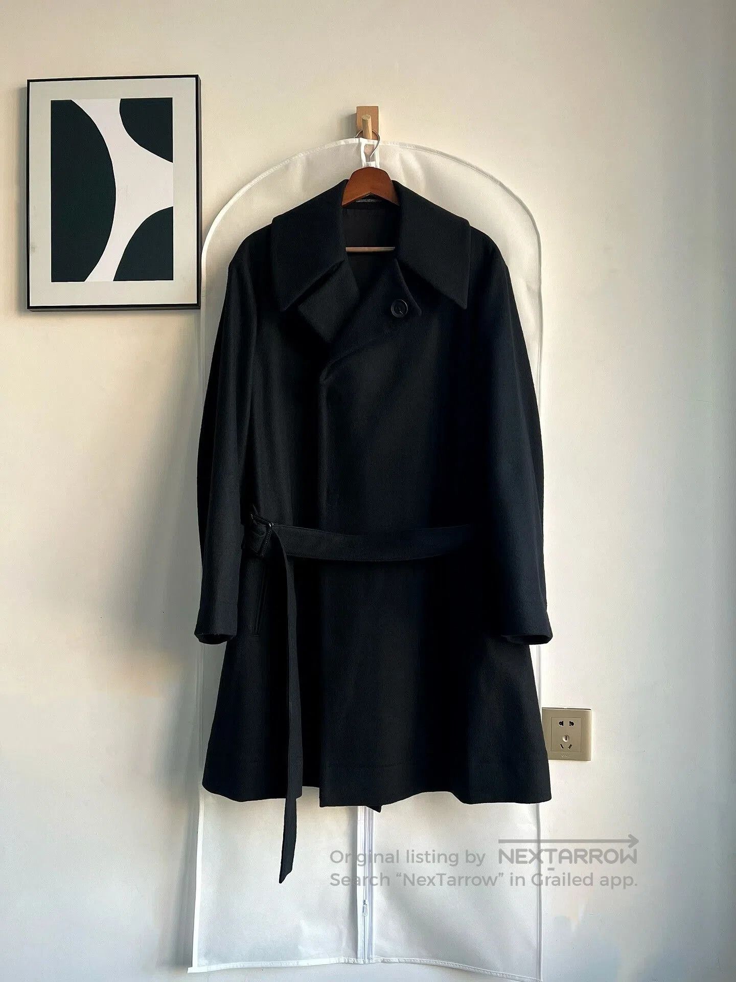 Yohji Yamamoto Yohji Yamamoto Oversized Black Coat. Size US S / EU 44-46 / 1 - 6 Thumbnail