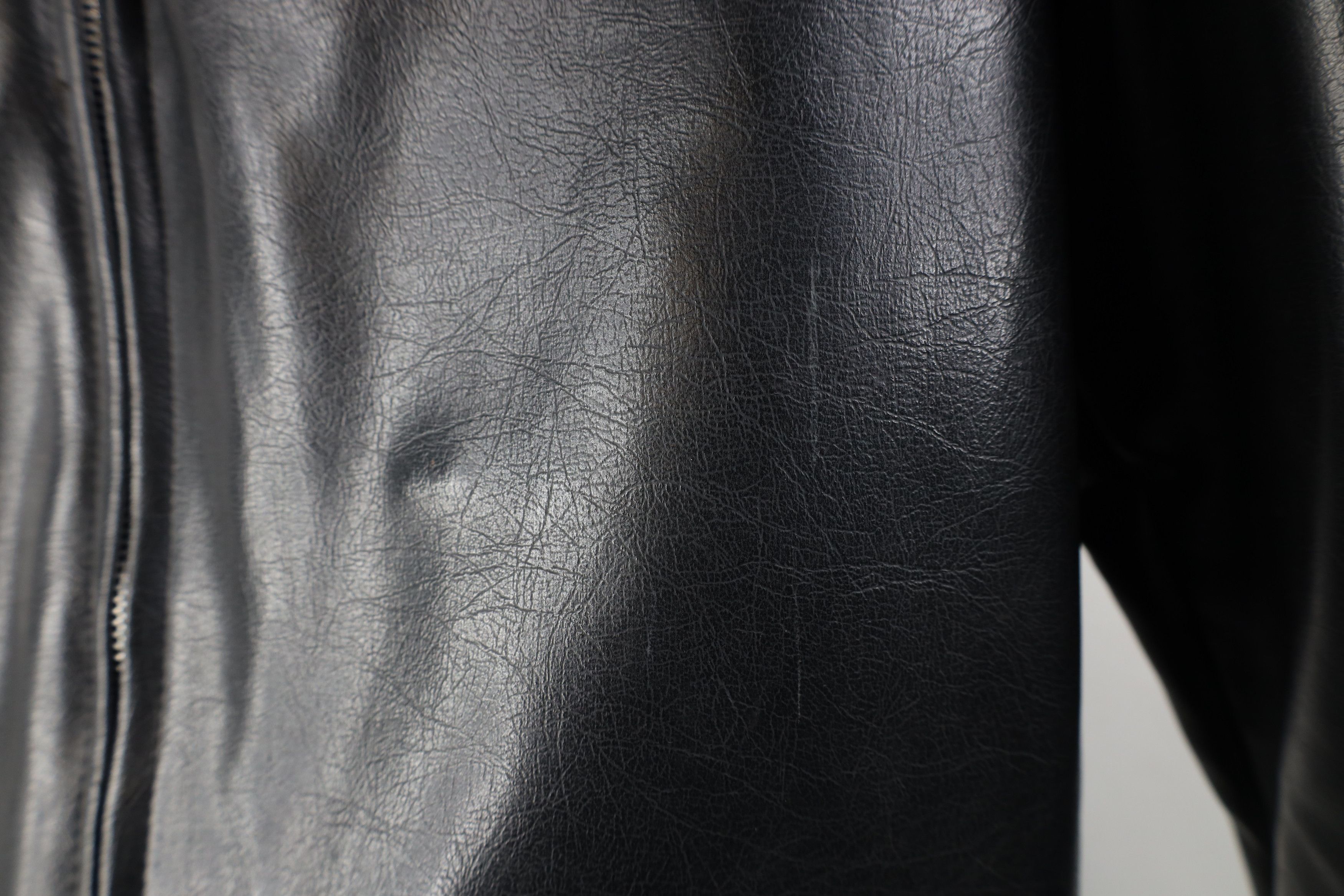Vintage Vintage 60s 70s Streetwear Leather Cafe Racer Jacket Japan Size US L / EU 52-54 / 3 - 4 Thumbnail