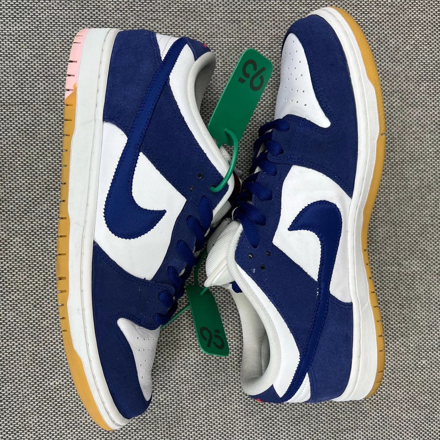 Nike Nike Dunk SB Low White Blue LA Size 45 Size US 12 / EU 45 - 3 Thumbnail