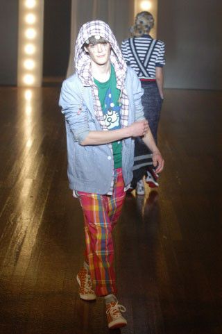 mercibeaucoup S/S2009 Mercibeaucoup plaid denim pants Size US 30 / EU 46 - 18 Thumbnail