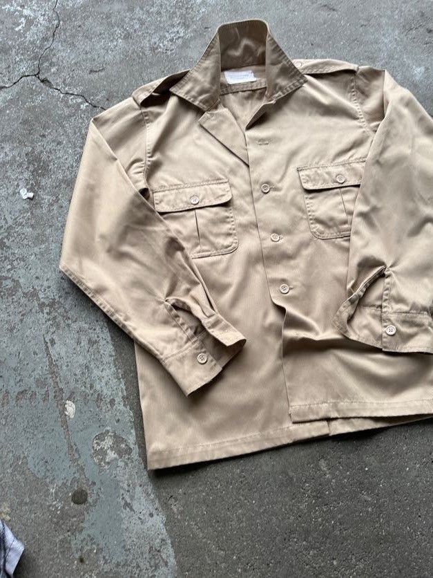 Other Cream US Army military shirt jacket Size US M / EU 48-50 / 2 - 2 Thumbnail