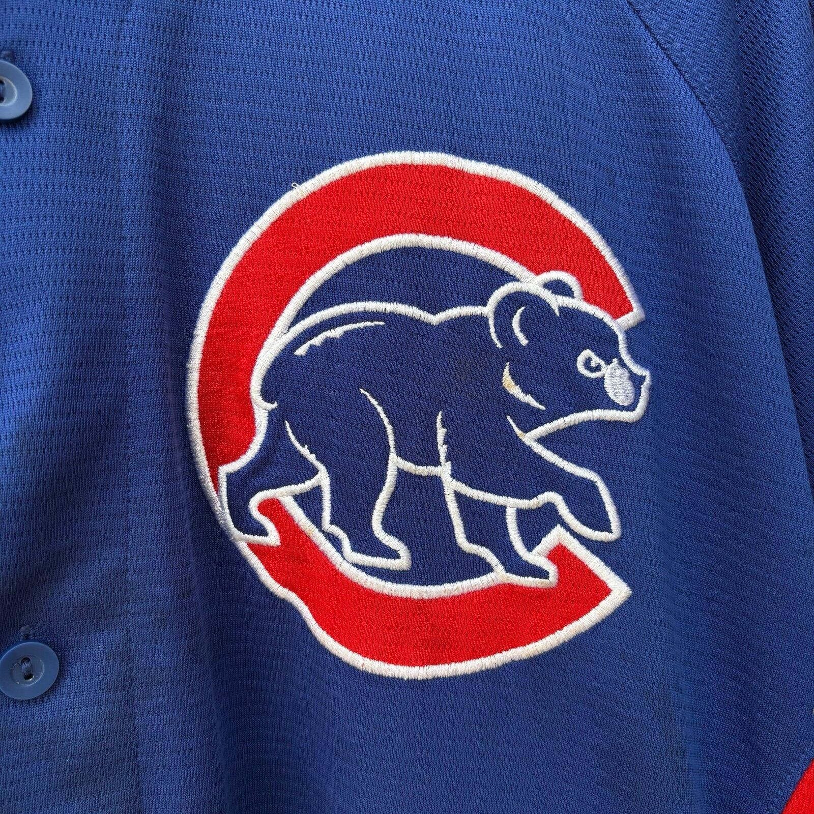 Majestic Vintage 90s Chicago Cubs jersey Size US XL / EU 56 / 4 - 3 Thumbnail