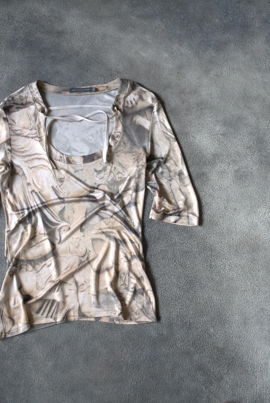 Alexander McQueen 2005 Alexander McQueen Blouse Half Sleeve Size M / US 6-8 / IT 42-44 - 4 Thumbnail