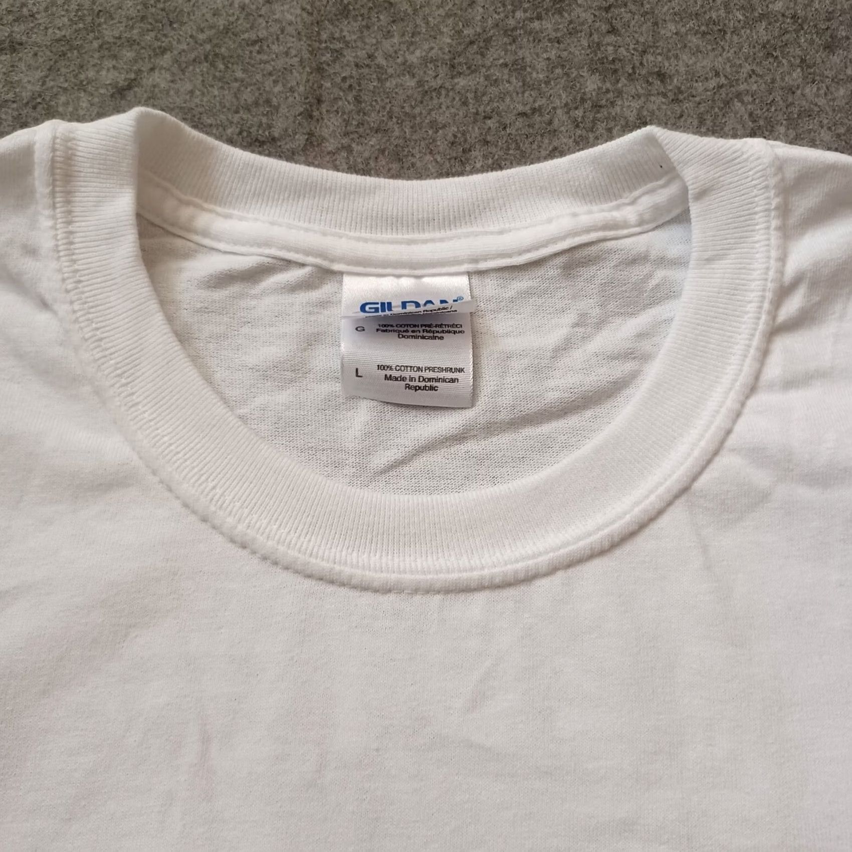 Gildan Reno NV Bike Rally Mens Shirt L White 19th Anniversary Double Side Graphic 2013 Size US L / EU 52-54 / 3 - 7 Thumbnail