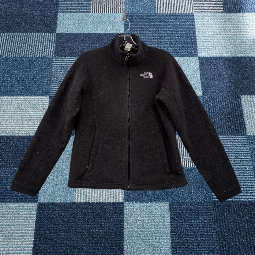 The North Face The North Face Jacket Womens S Black Full Zip Fleece Mid-Length Zip Ladies Small Black Full Zip Jacket Size S / US 4 / IT 40 - 1 Thumbnail