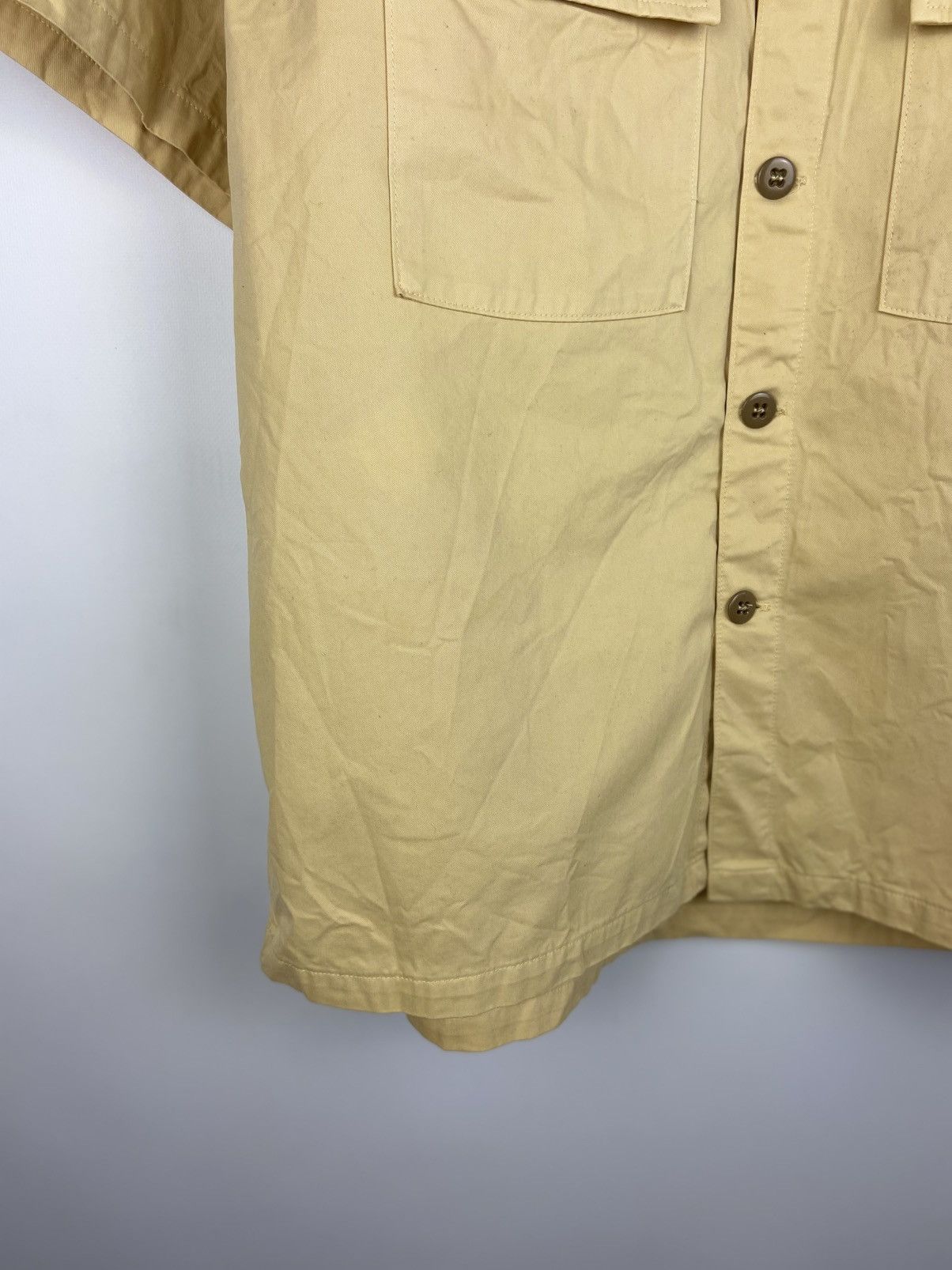 Stan Ray Stan Ray USA Men's Short Sleeve Yellow Button Shirt Sz XL Size US XL / EU 56 / 4 - 6 Thumbnail
