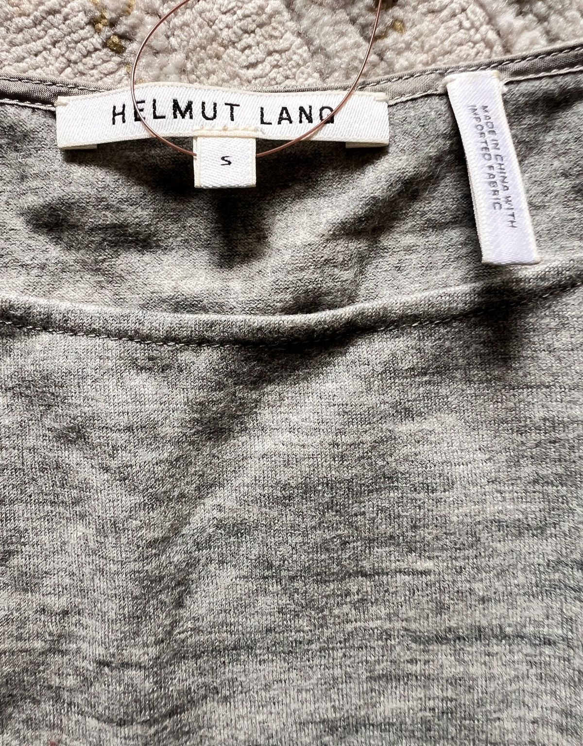 Helmut Lang Helmut Lang Long Sleeve Wide Neck Muslin Bondage Tshirt Size S / US 4 / IT 40 - 9 Thumbnail