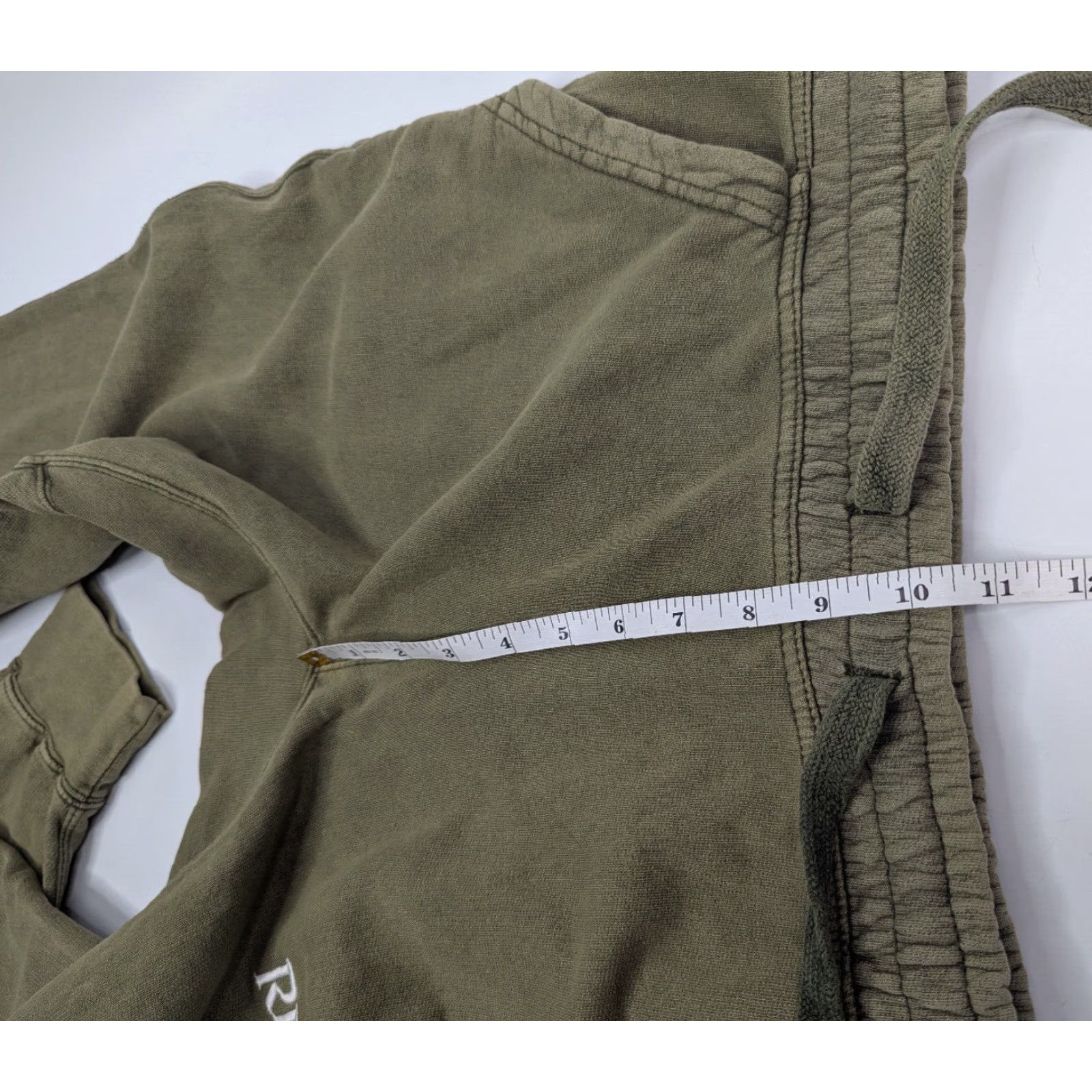 Vintage VINTAGE Rebirth Green Sweatpants Joggers Drawstring Elastic Waist Size Small 100% Cotton Women Pants S Green Sweatpants 90s Size 28" / US 6 / IT 42 - 7 Thumbnail