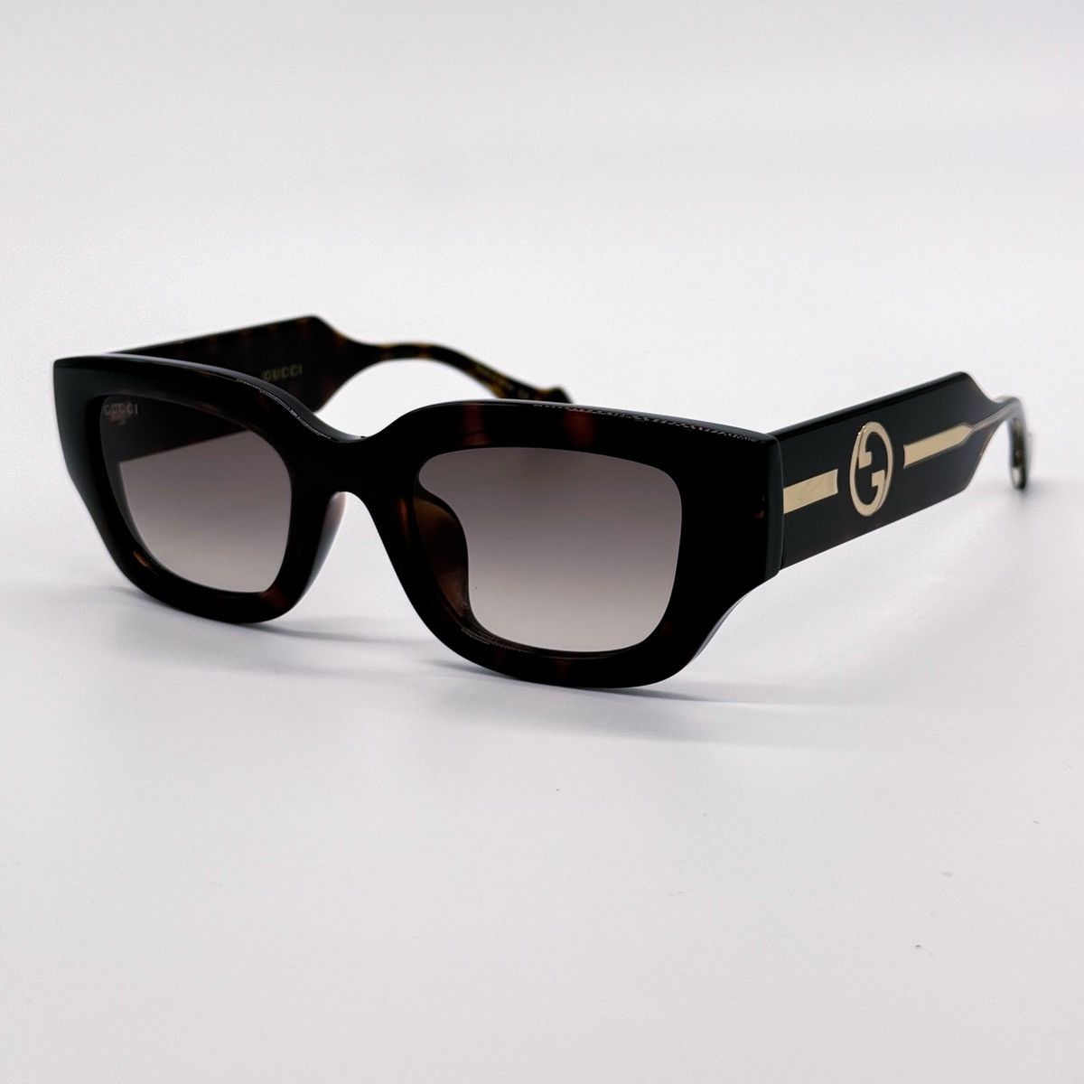 Gucci NEW GUCCI GG1558SK 002 SQUARE HAVANA BROWN WOMEN SUNGLASSES Size ONE SIZE - 3 Thumbnail
