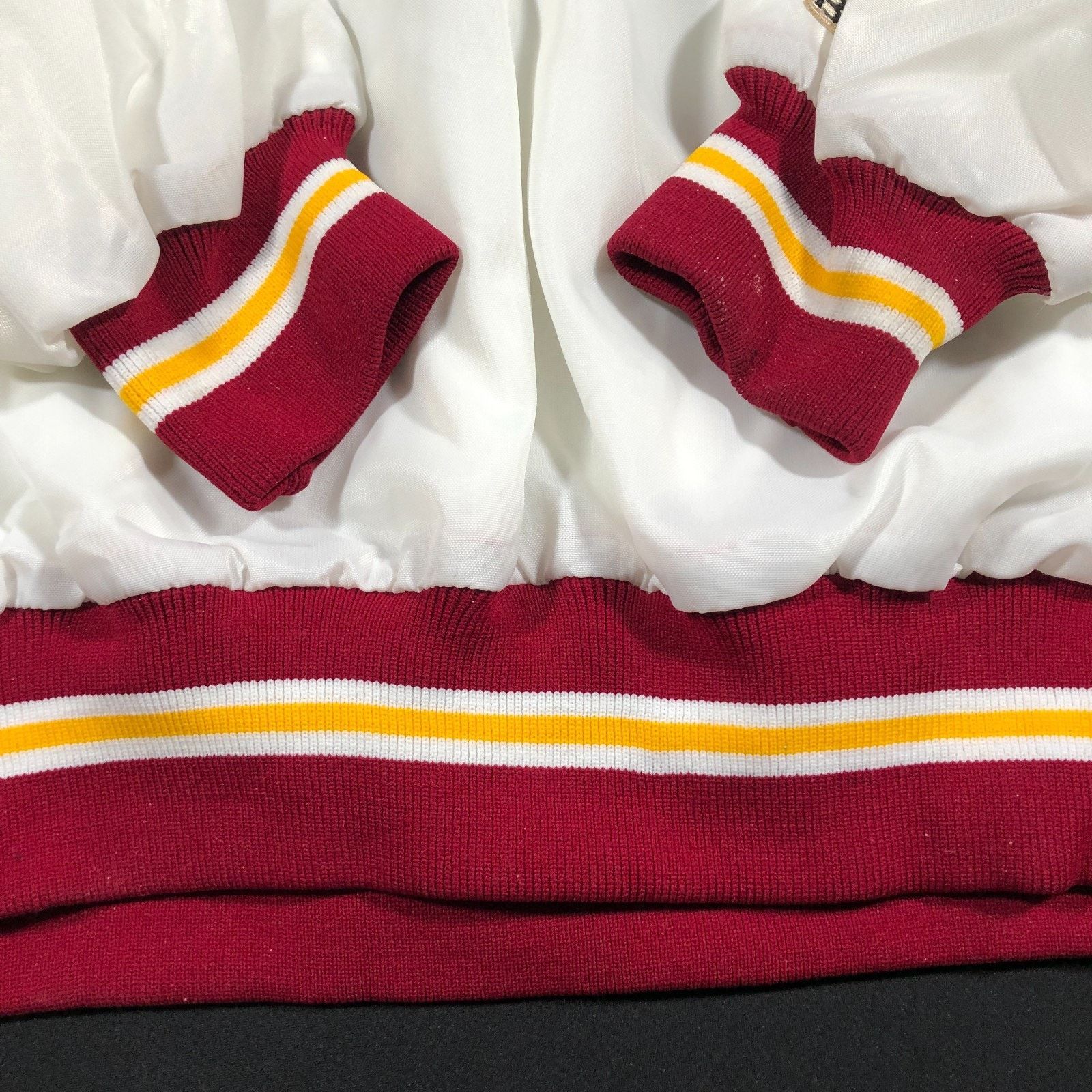 Vintage vintage 90s BIKE White maroon nylon windbreaker Jacket XL Size US XL / EU 56 / 4 - 3 Thumbnail