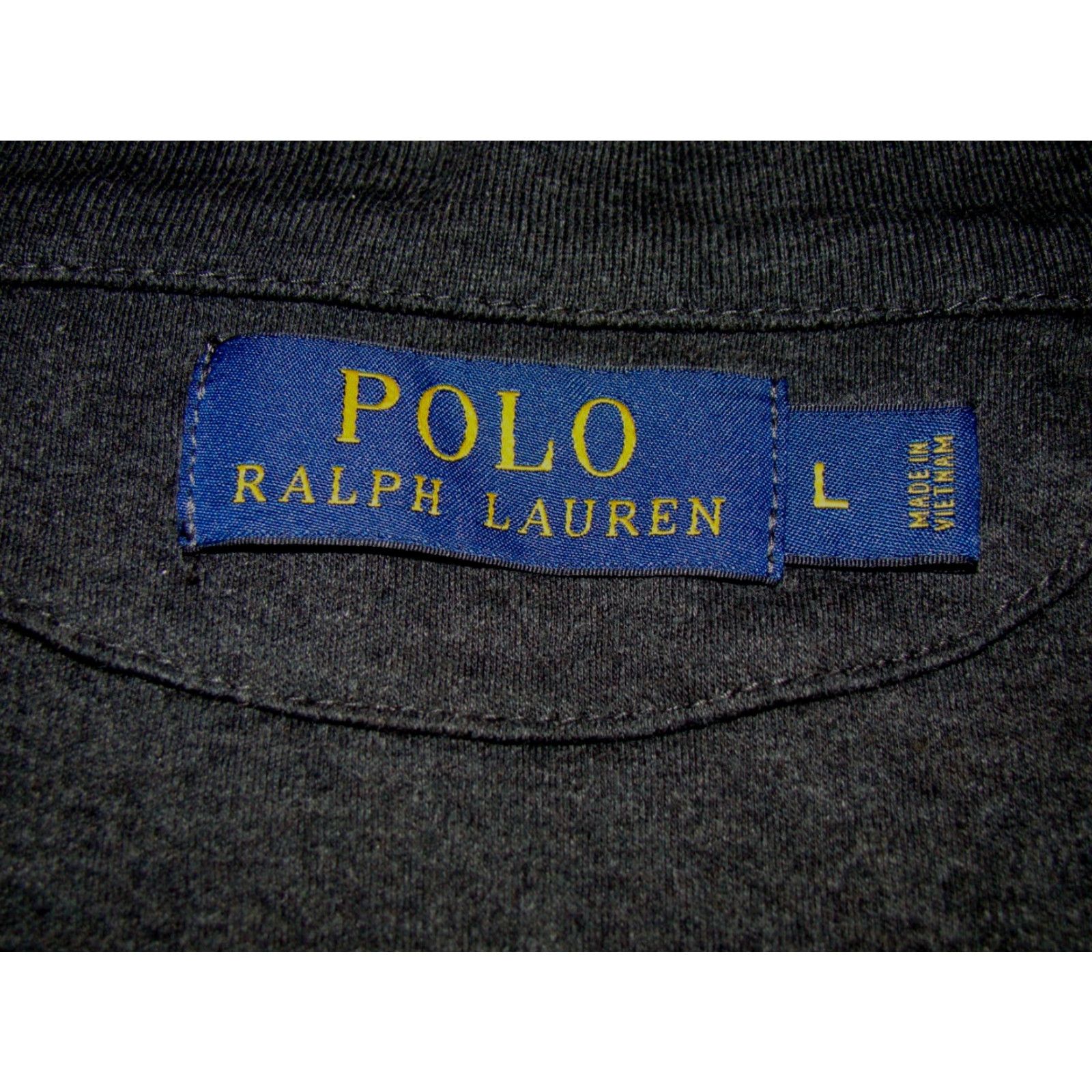Polo Ralph Lauren Polo Ralph Lauren Mens Shirt 1/4 Zip Long Sleeve Lightweight Gray L Size US L / EU 52-54 / 3 - 4 Thumbnail