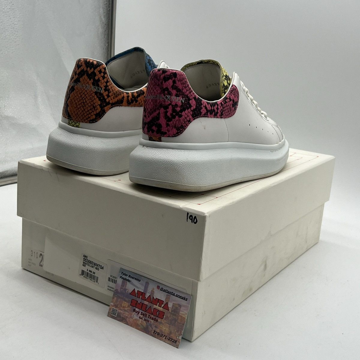 Alexander McQueen Alexander mcqueen multi color Snake Leather Size US 9.5 / EU 42-43 - 5 Thumbnail
