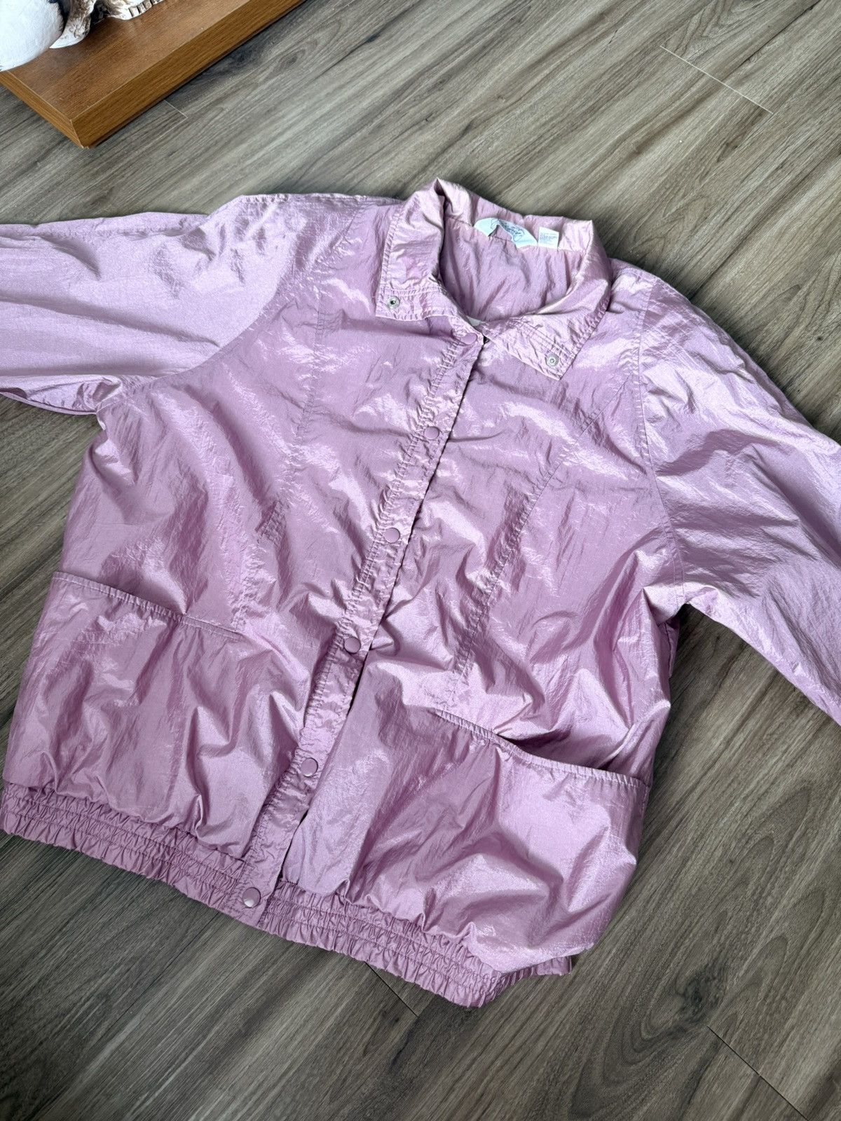 Haband Vintage Haband Jacket Womens Pink Windbreaker 2XL 80s 90s Size XXL / US 16-18 / IT 52-54 - 2 Thumbnail