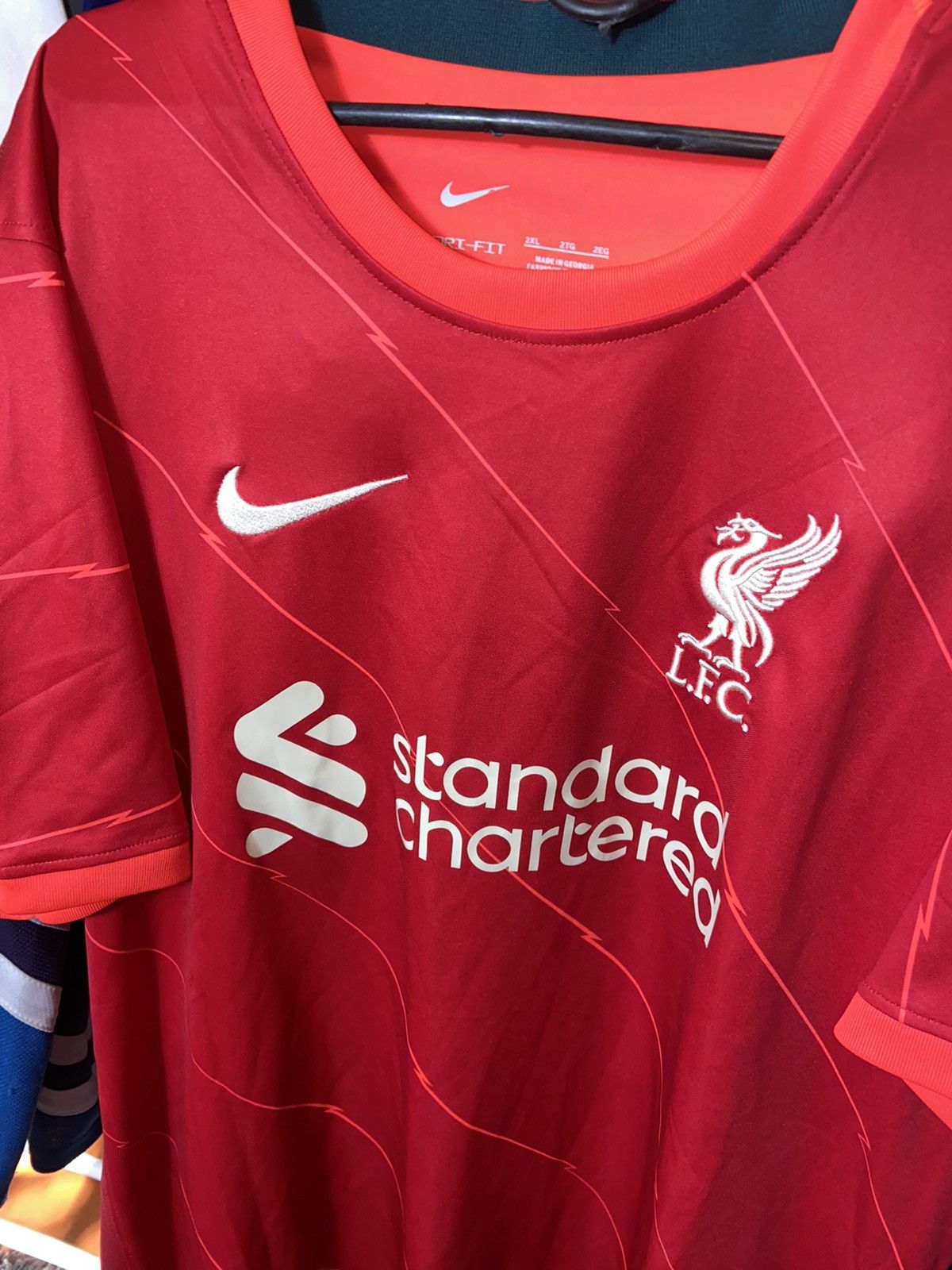 Vintage 🧨NEW🧨 LIVERPOOL FOOTBALL JERSEY BLOCK CORE ADULT SHIRT Size US XXL / EU 58 / 5 - 2 Thumbnail