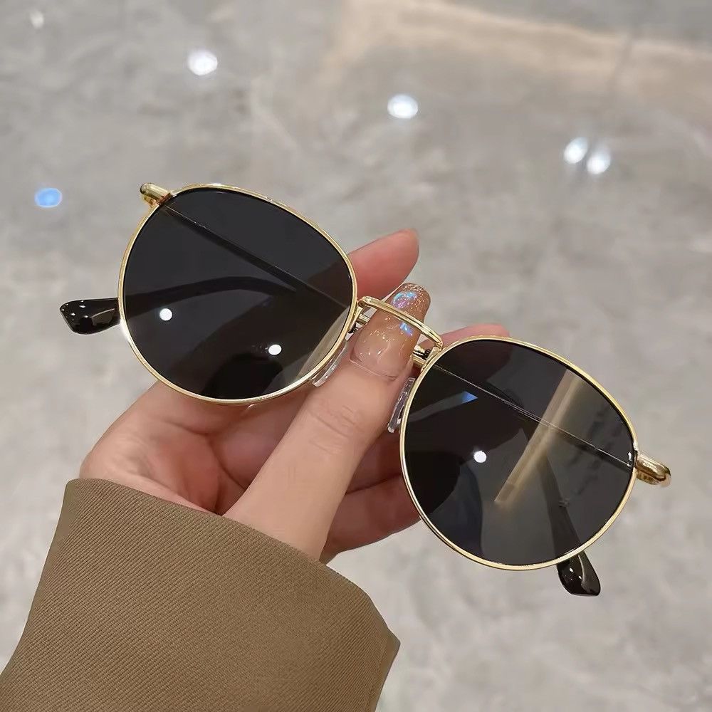 Jewelry Small Round Frame Sun Glasses Retro Shades Size ONE SIZE - 1 Thumbnail